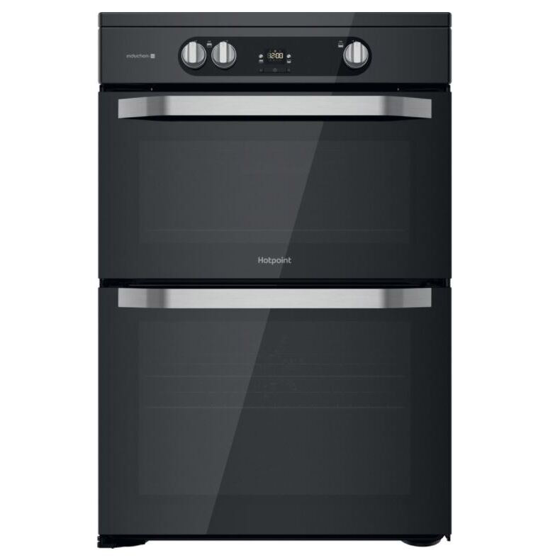 hotpoint hue61k s electric ceramic cooker black bl Hotpoint hue61k s