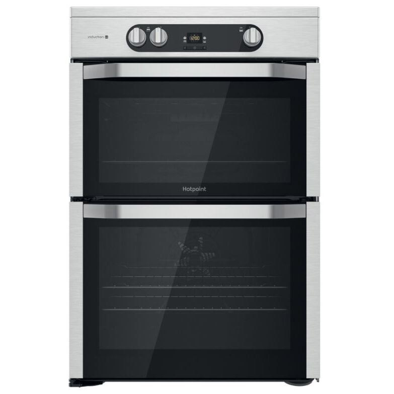Image of Hotpoint HDM67I9H2CX 60cm Double Oven Electric Cooker in St St Inducti