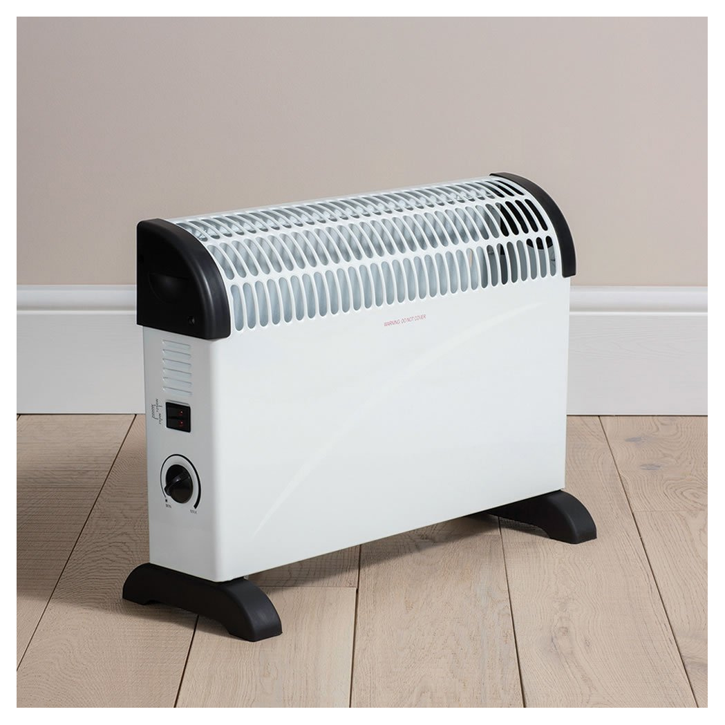 Daewoo HEA1146GE 2000W Convector Heater in White 3 Heat Settings, photo 2