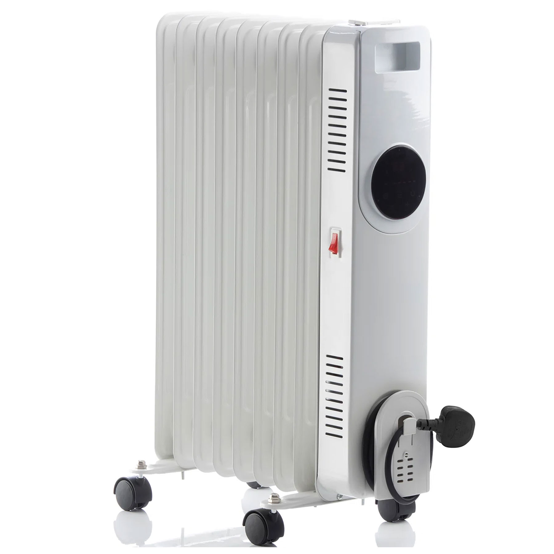 Daewoo HEA1890GE 2000W Oil Filled Radiator 24Hr Timer LCD Display