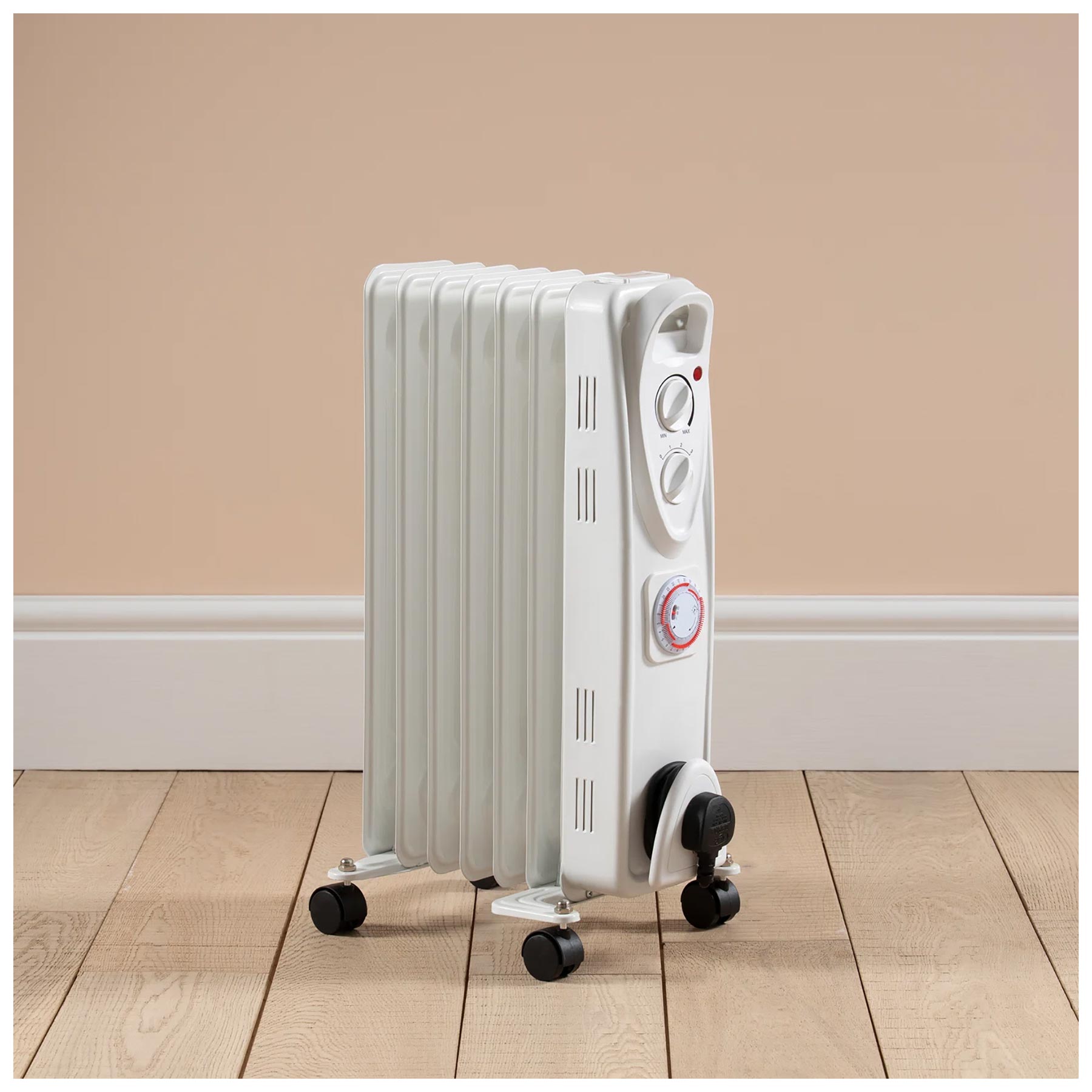 Daewoo HEA1894GE 1500W Oil Filled Radiator with 24 Hour Timer, photo 3