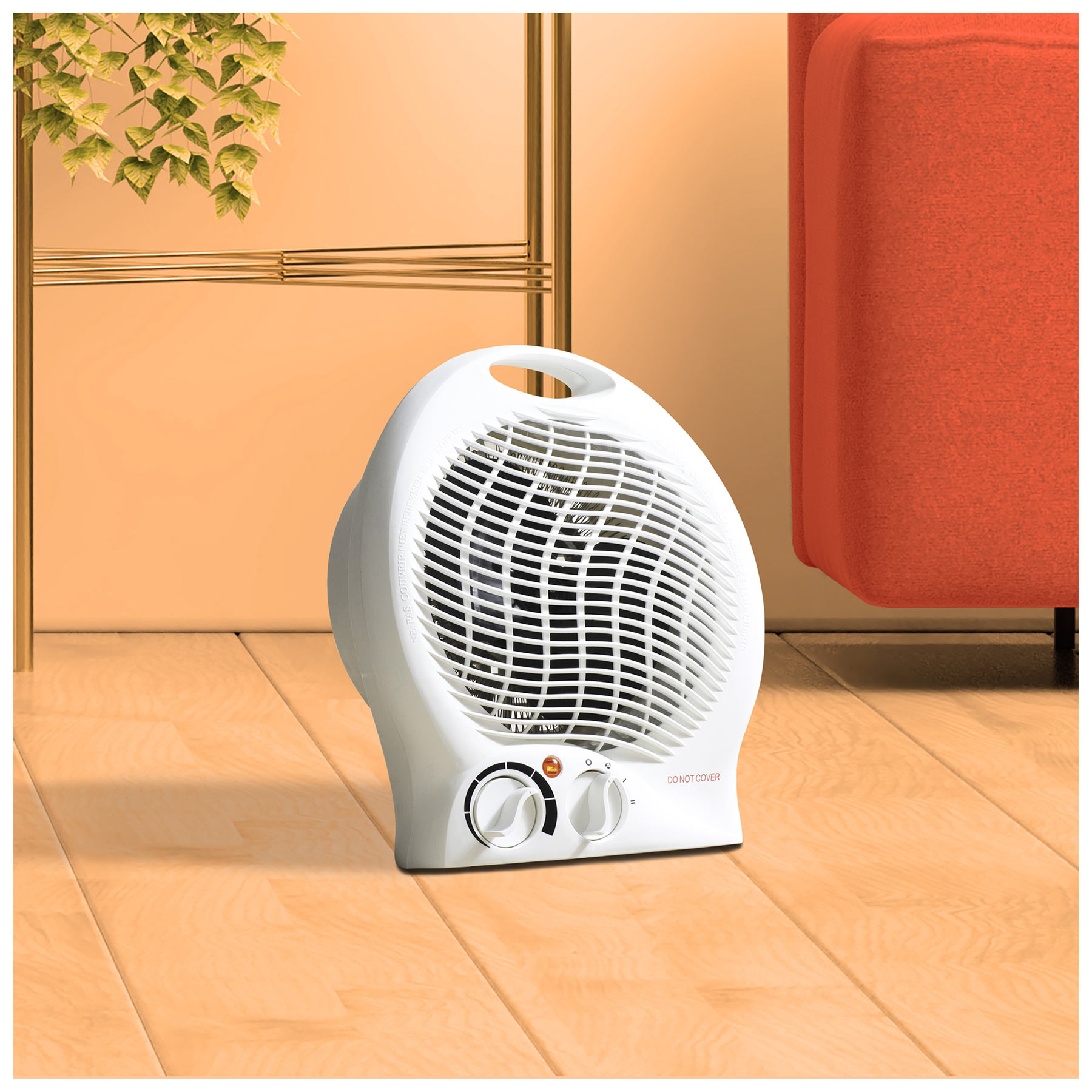 Daewoo HEA1926GE 2000W Upright Fan Heater with Thermostat, photo 4