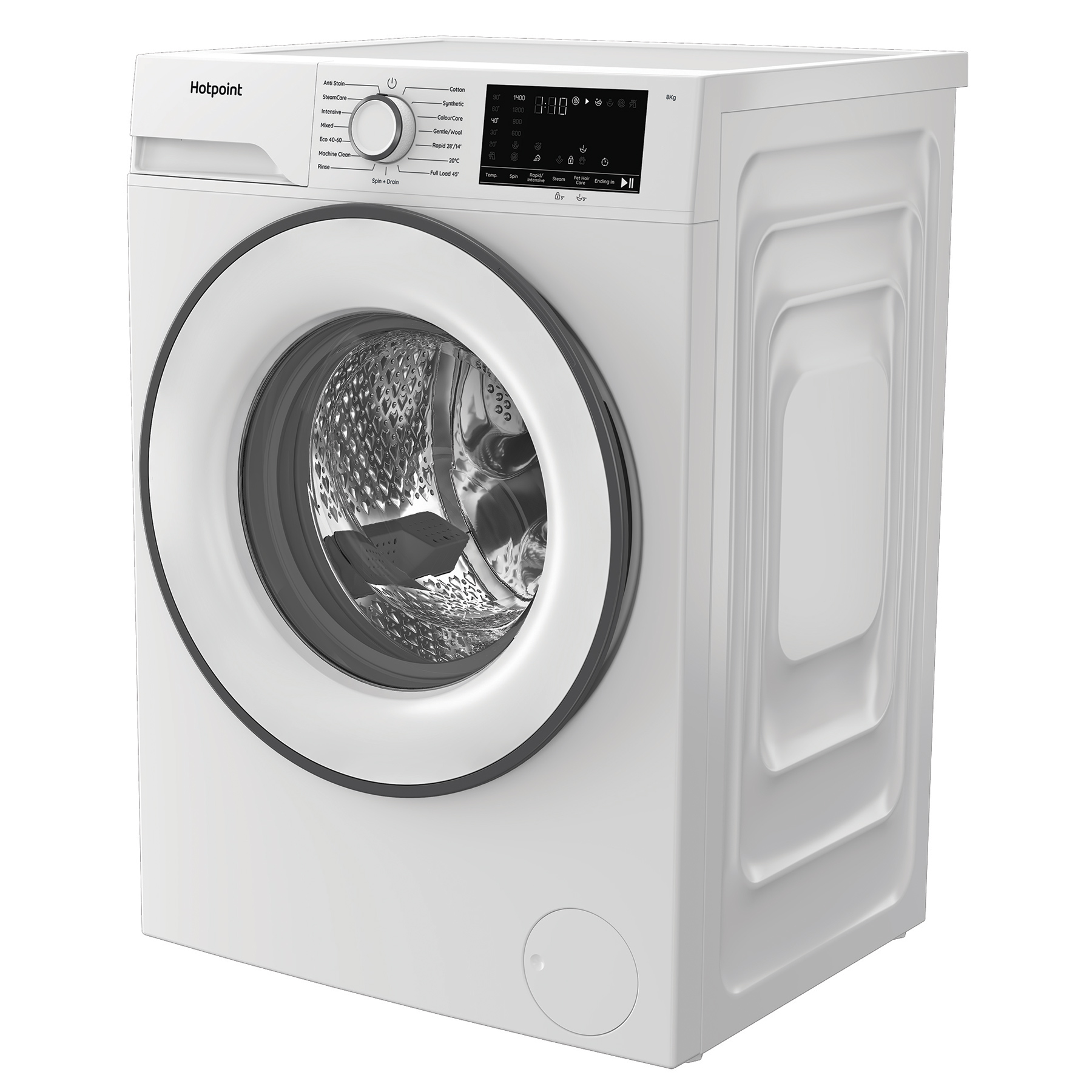 Hotpoint HEV841WUK 8kg 1400 Spin Washing Machine in White A Rated Pet, photo 2