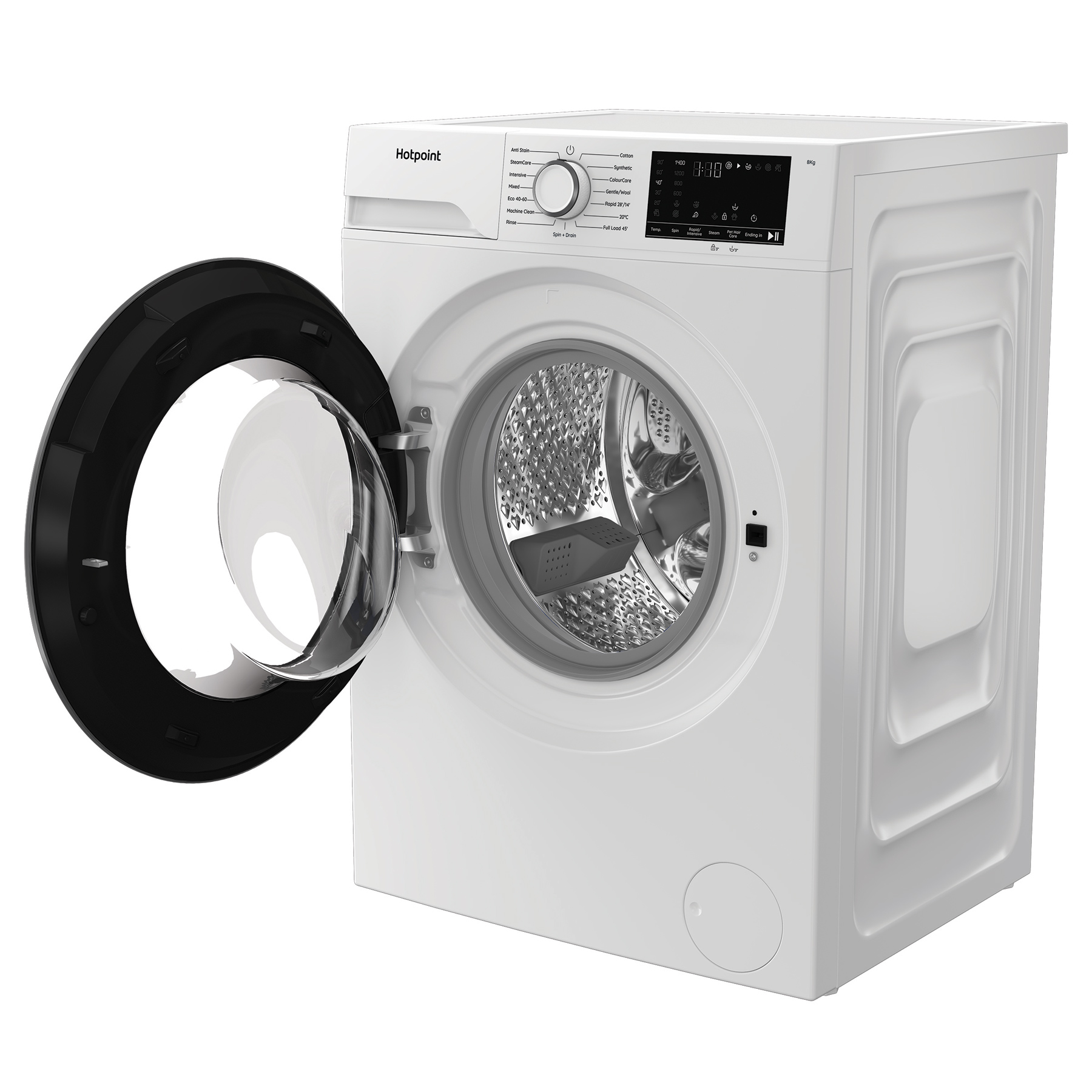 Hotpoint HEV841WUK 8kg 1400 Spin Washing Machine in White A Rated Pet, photo 5