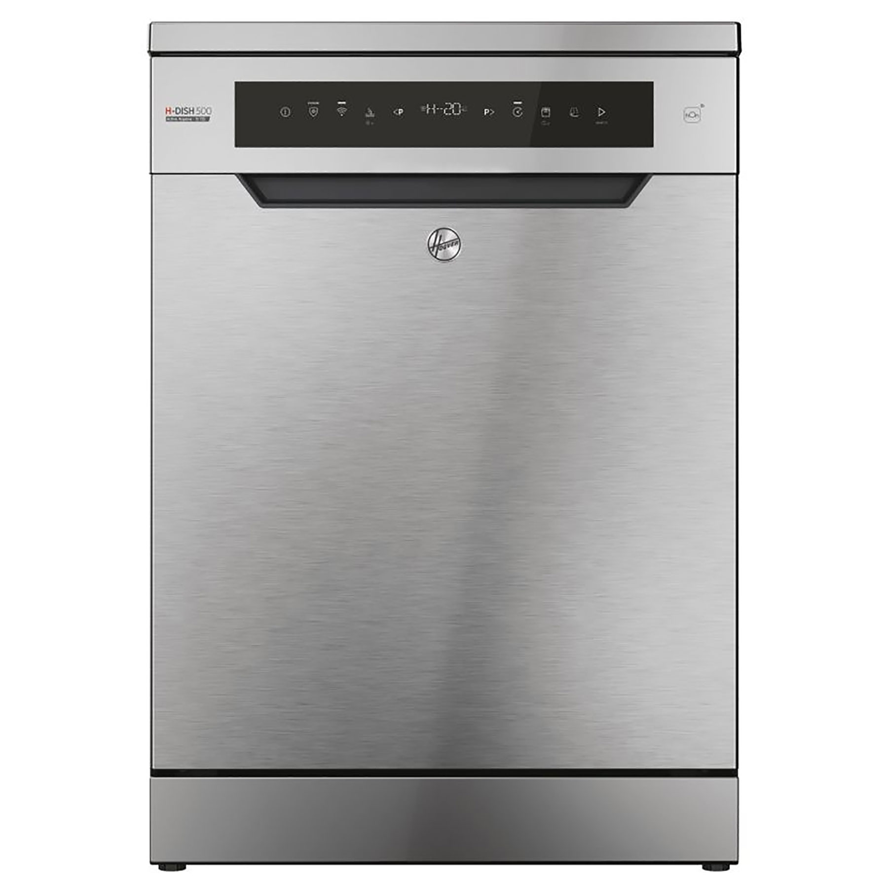 Image of Hoover HF5C7F0X 60cm Dishwasher In St St 15 Place Setting C Rated Wi F