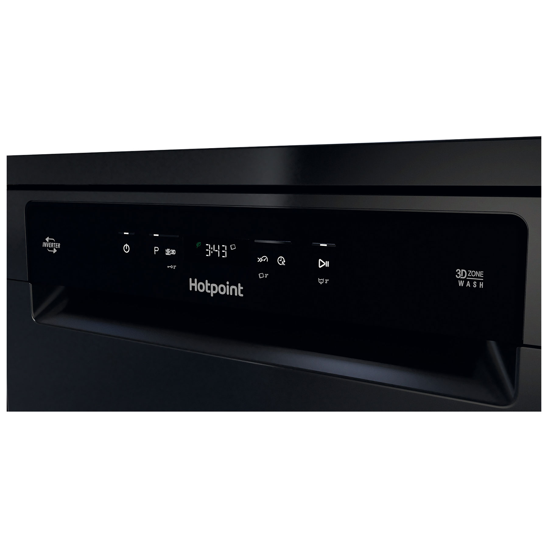 Hotpoint HFC3C26WCBUK 60cm Dishwasher in Black 14 Place Setting E Rate, photo 4