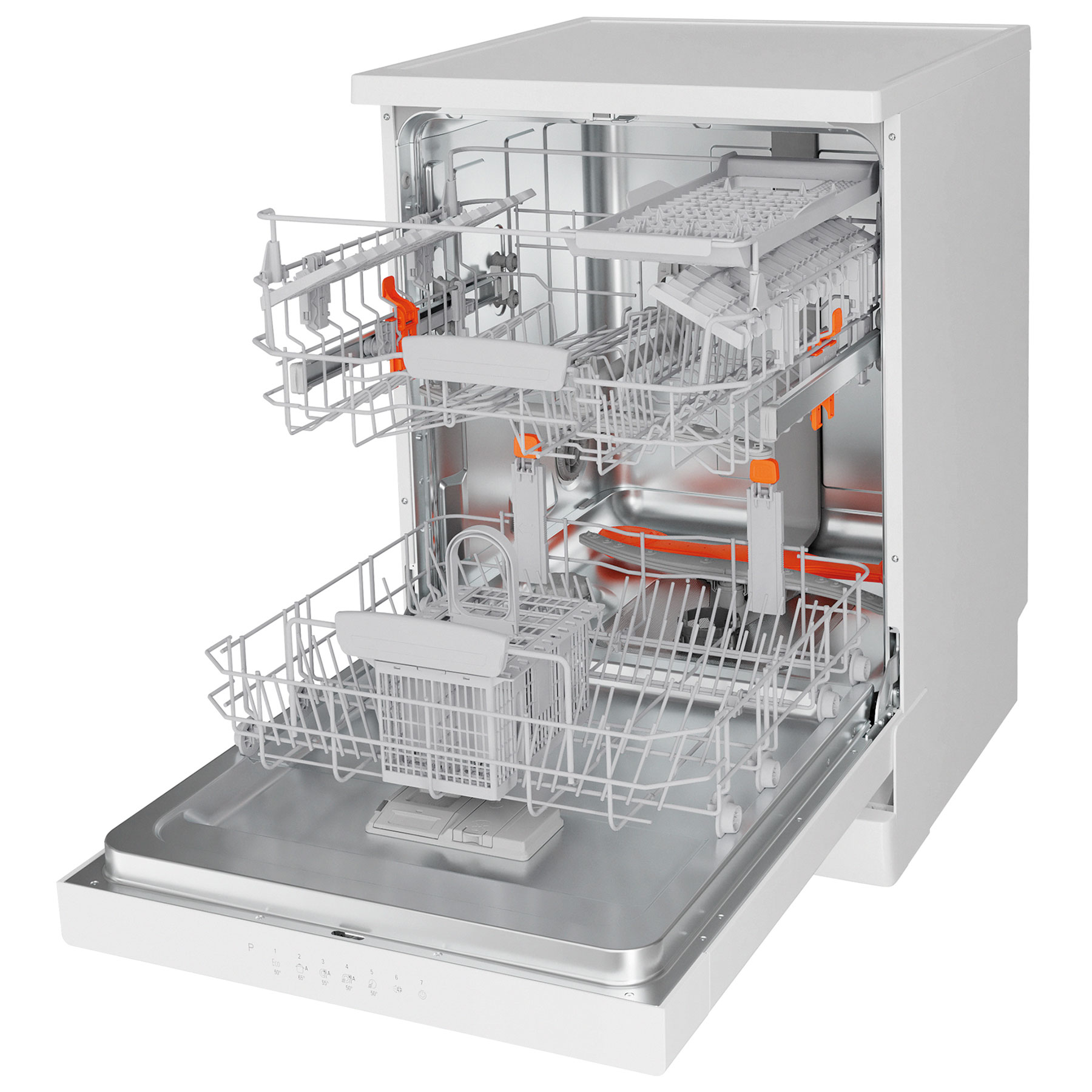 Hotpoint HFC3C26WCUK 60cm Dishwasher in White 14 Place Settings E Rate, photo 5
