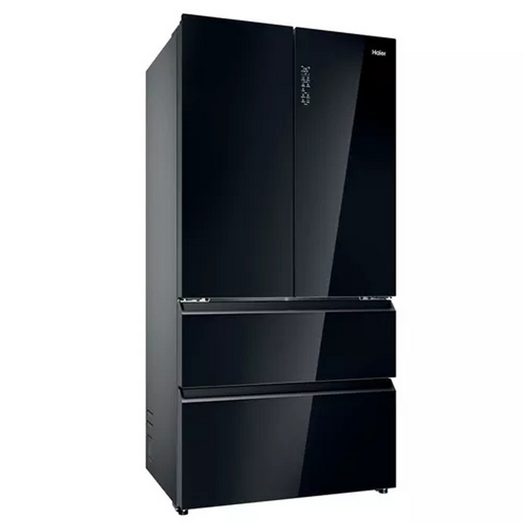 Haier HFR79F19DFGB FD 90 Series 7 American Fridge Freezer in Glass Ino, photo 2