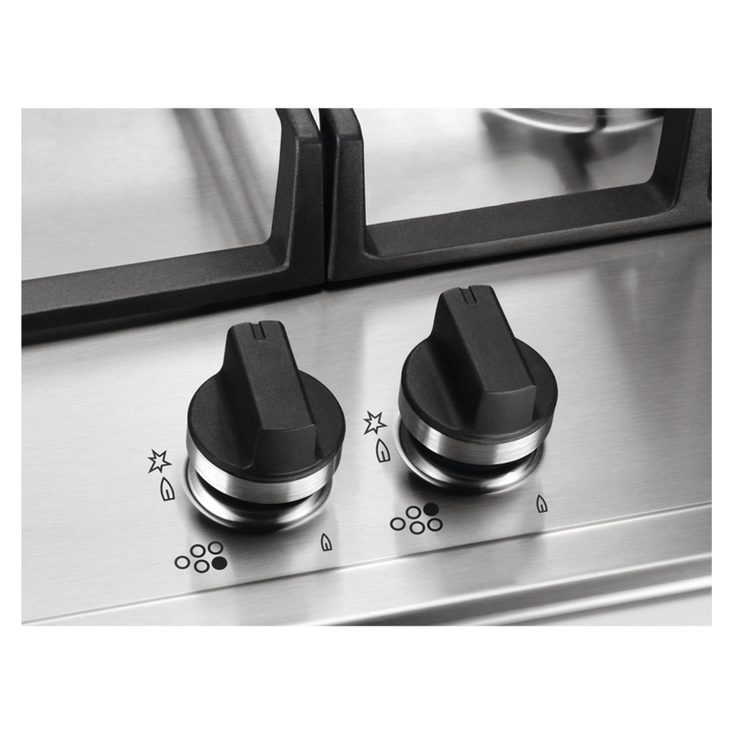 AEG HGB75420YM Series 6000 75cm 5 Burner Gas Hob in Stainless Steel wi, photo 3