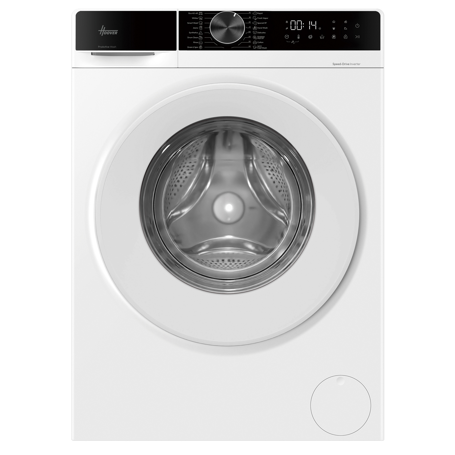 Hoover HGD48S8C 8kg 1400 Spin Washing Machine in White A Rated ProActi