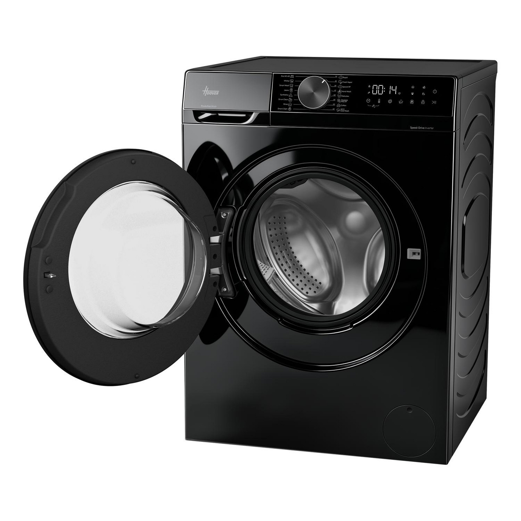 Hoover HGD48SB8BC 8kg 1400 Spin Washing Machine in Black A Rated ProAc, photo 3