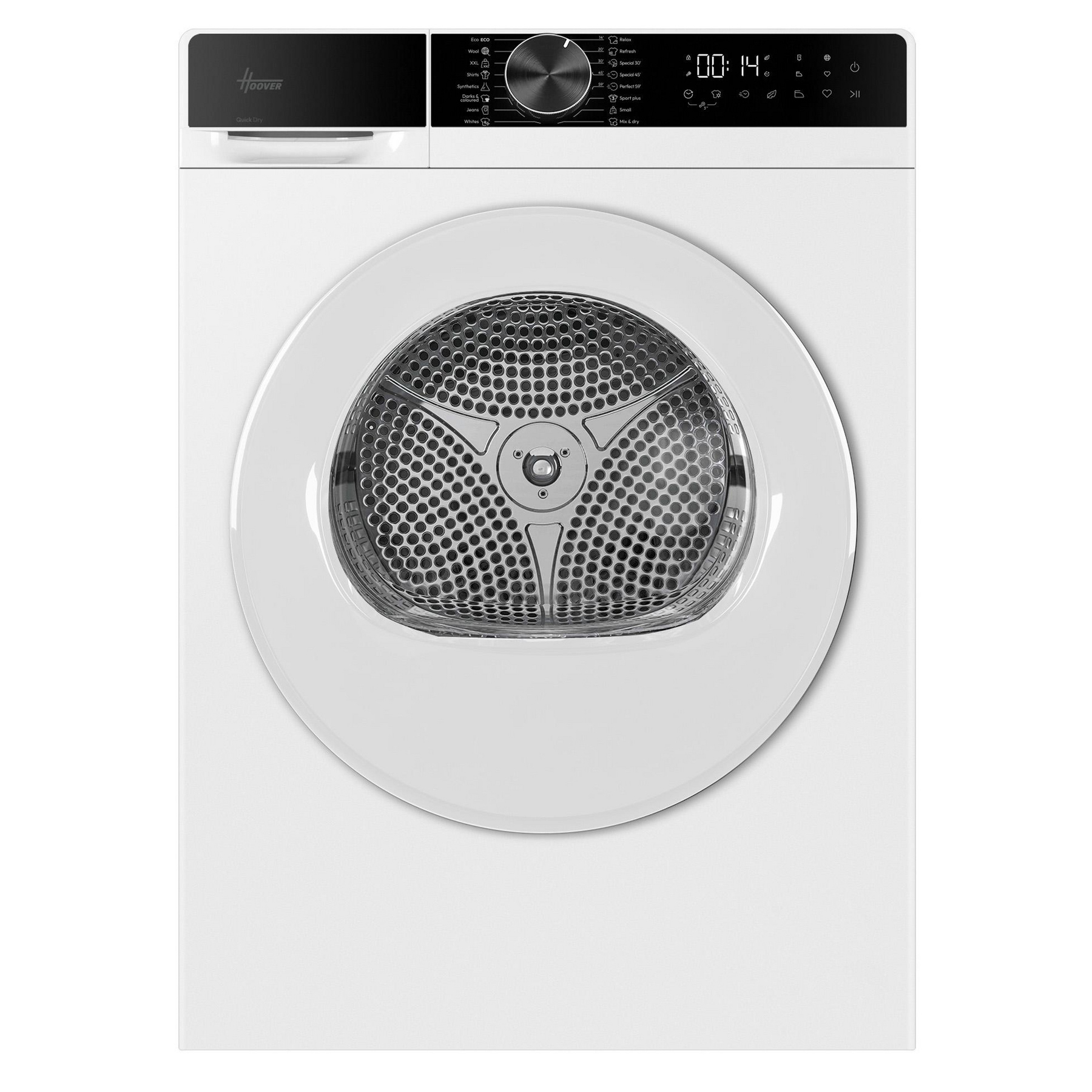 Hoover HGD8N2C 8kg Heat Pump Condenser Dryer in White A Rated AI Smart