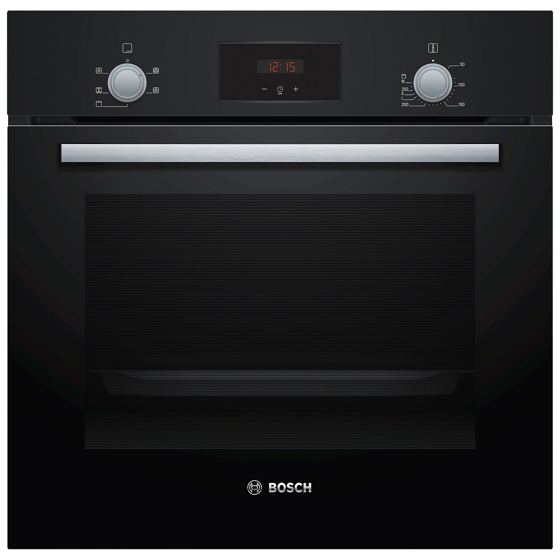 Bosch HHF113BA0B Series 2 Built In Electric Single Oven in Black 66L