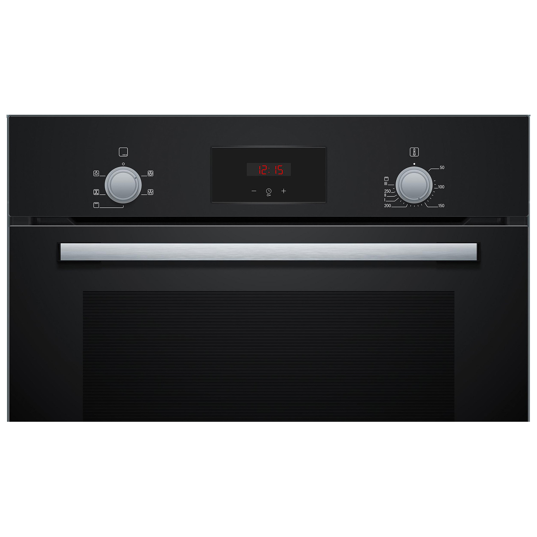 Bosch HHF113BA0B Series 2 Built In Electric Single Oven in Black 66L, photo 2