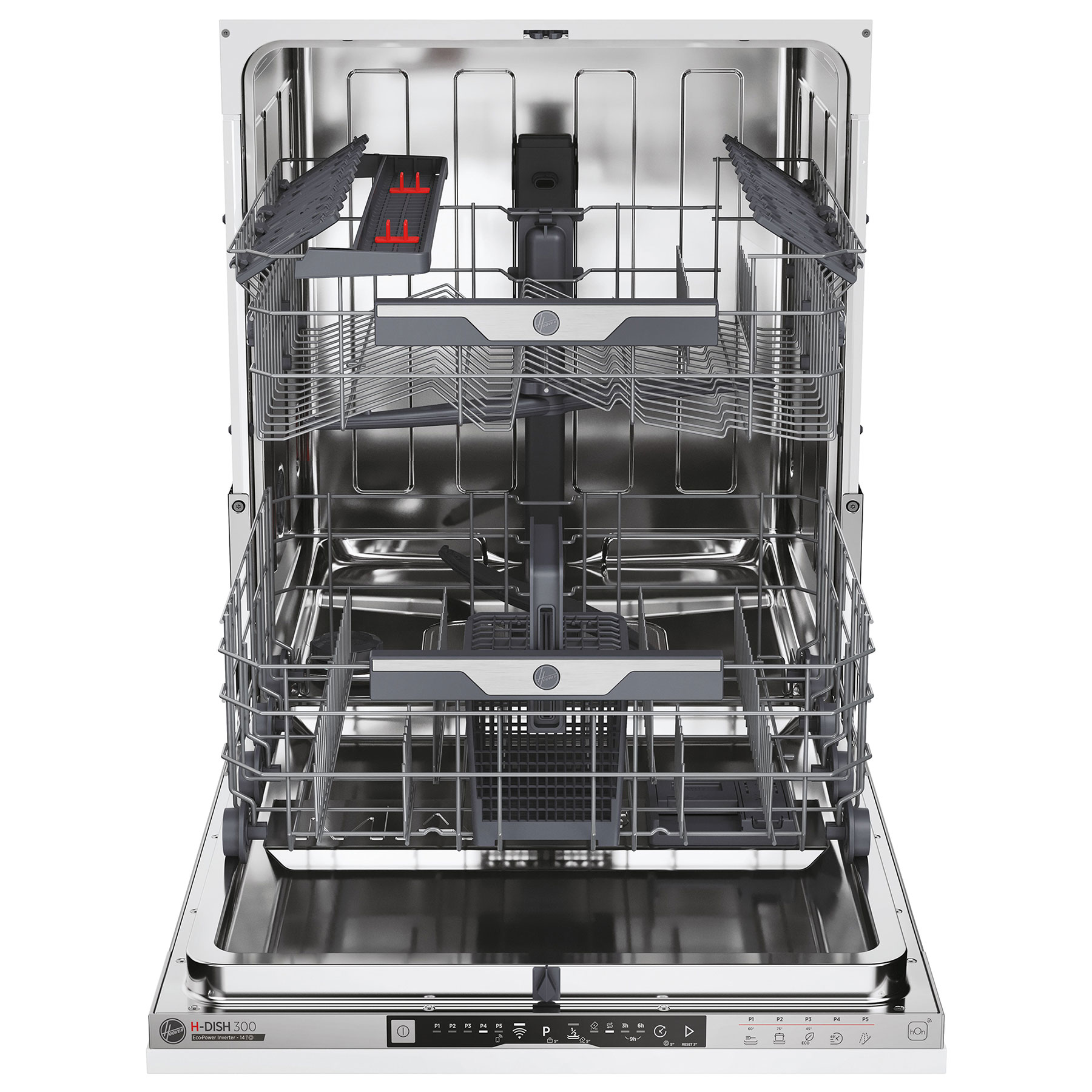 Hoover HI4E7L0S 60cm Fully Integrated Dishwasher 14 Place E Rated Wi F, photo 3