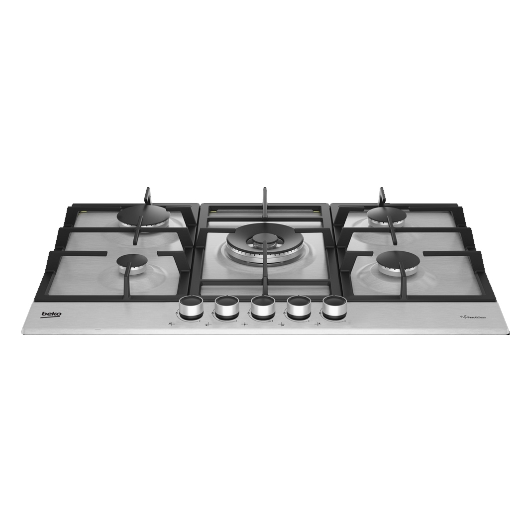 Beko HIAW75225SXE 75cm Gas Hob with Front Knob Controls Stainless Steel, photo 3