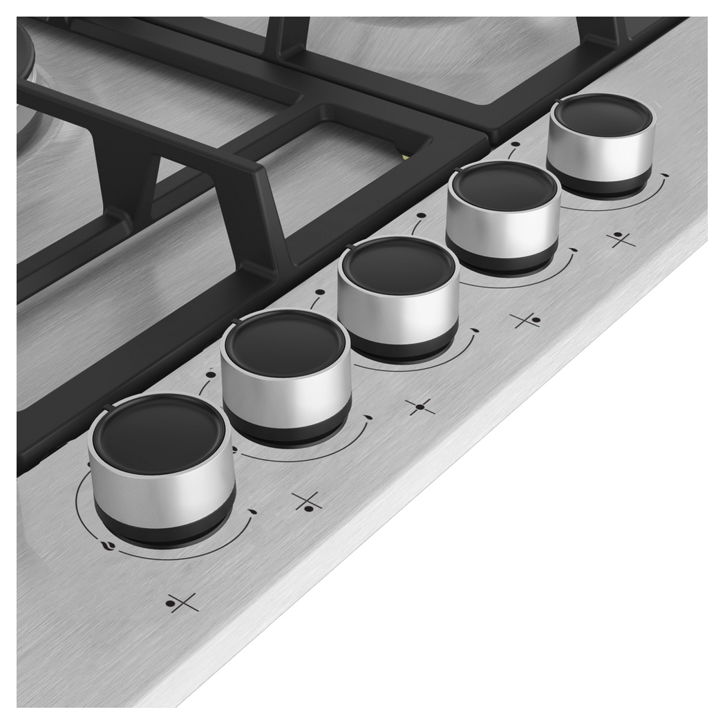 Beko HIAW75225SXE 75cm Gas Hob with Front Knob Controls Stainless Steel, photo 4