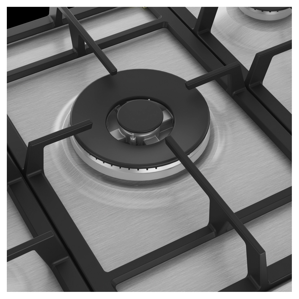 Beko HIAW75225SXE 75cm Gas Hob with Front Knob Controls Stainless Steel, photo 5