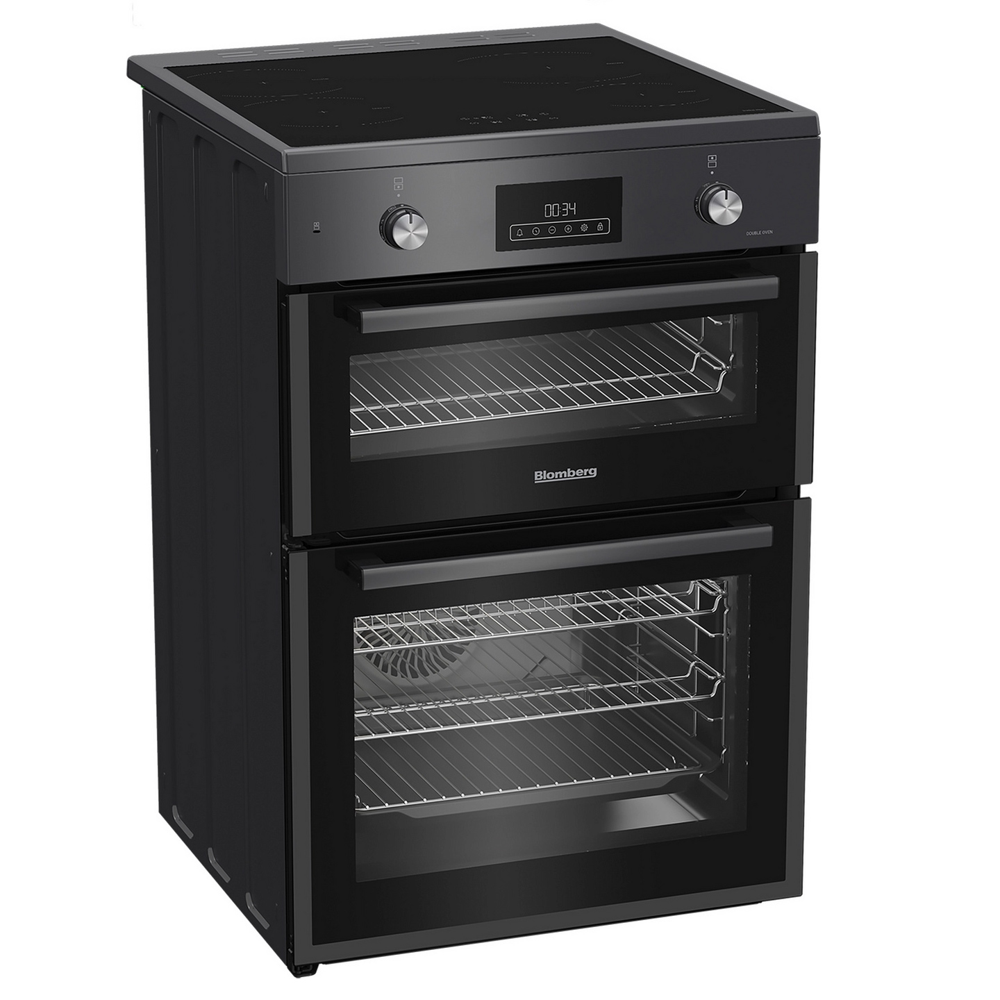 Blomberg HIRN651N 60cm Double Oven Electric Cooker in Anthracite Induc, photo 2