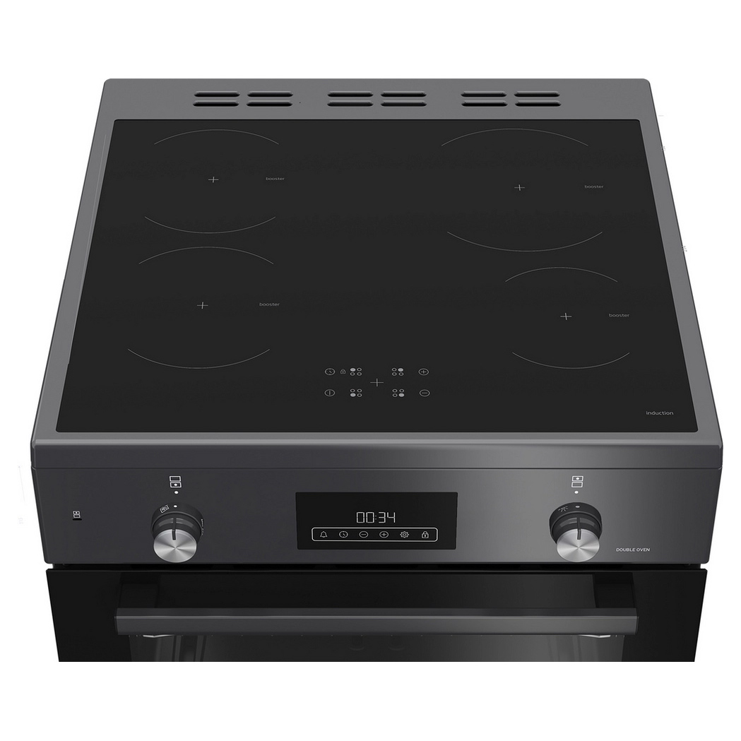 Blomberg HIRN651N 60cm Double Oven Electric Cooker in Anthracite Induc, photo 3