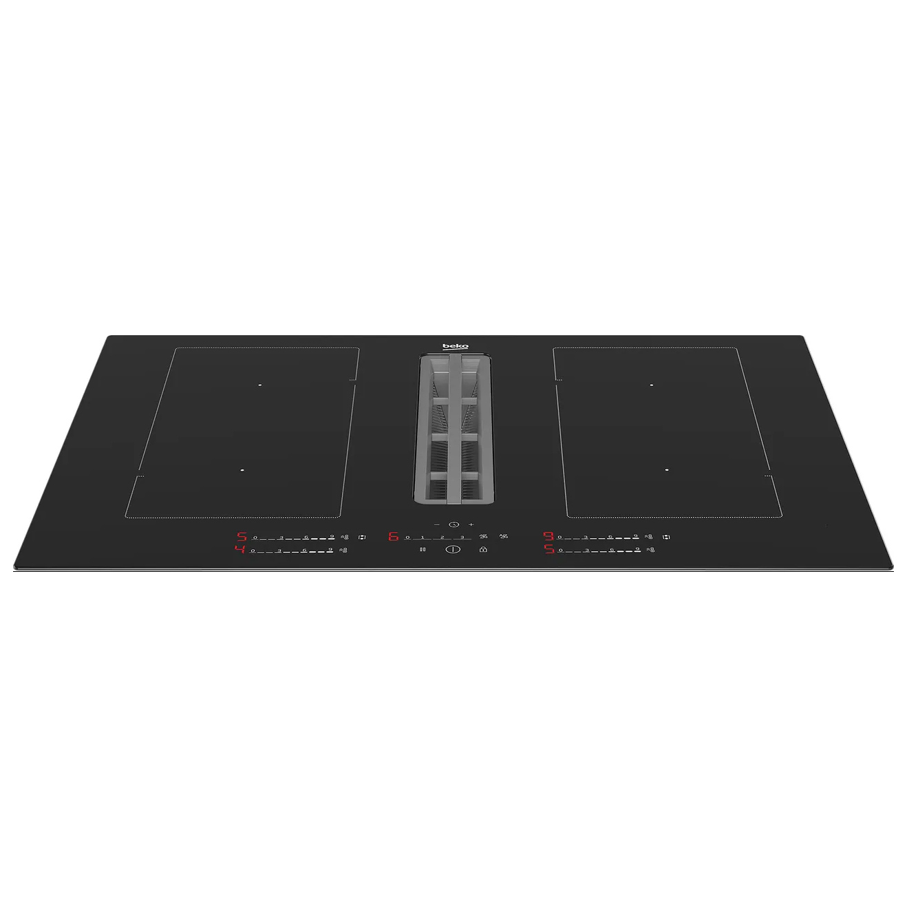 Beko HIXI84700UP 82cm 4 Zone Induction Hob with Integrated Vented Extr, photo 3