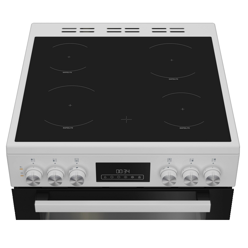 Blomberg HKRN651W 60cm Double Oven Electric Cooker in White Ceramic Ho, photo 4