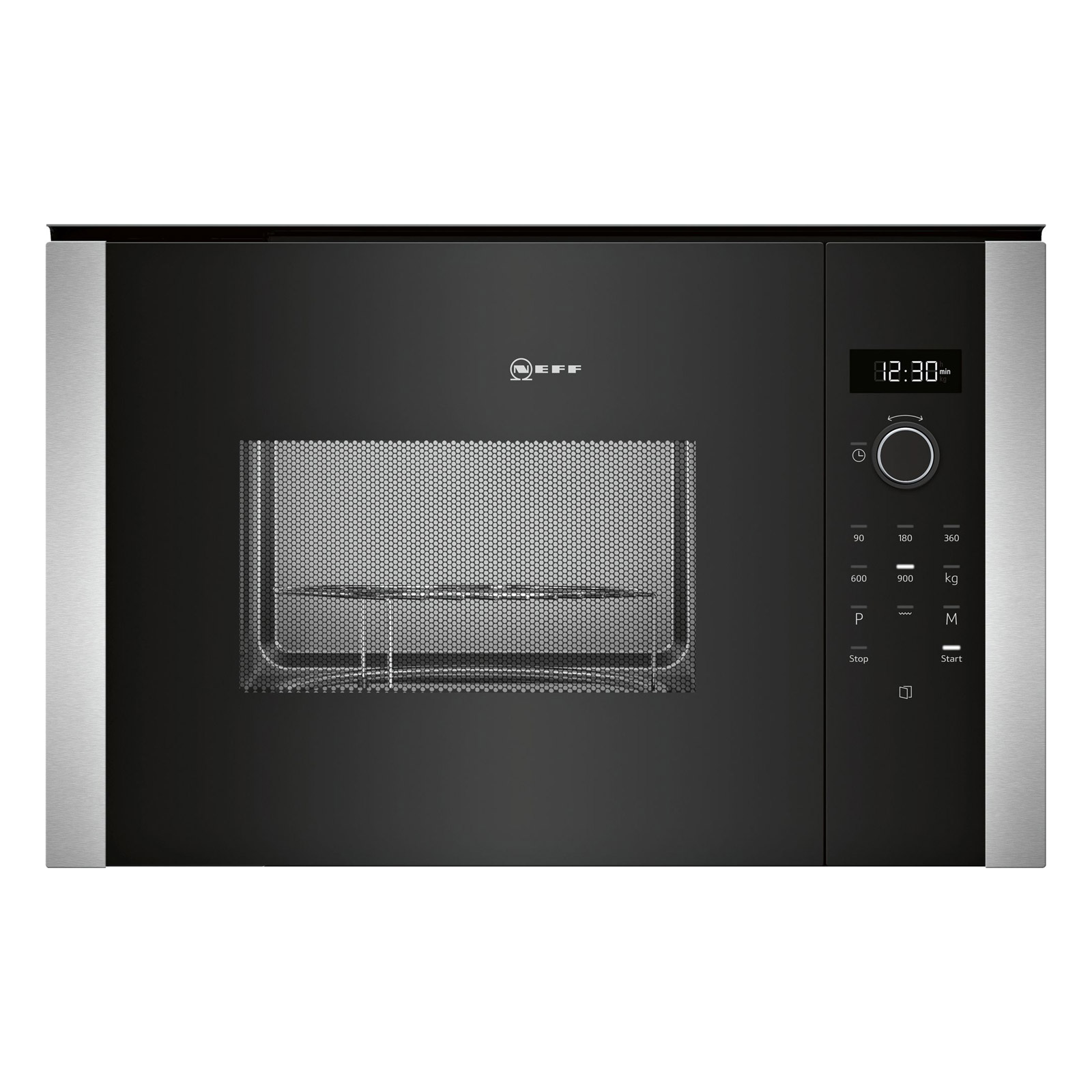 Neff HLAGD53N0B N50 Built In Microwave Oven Grill in Black 900W 25L