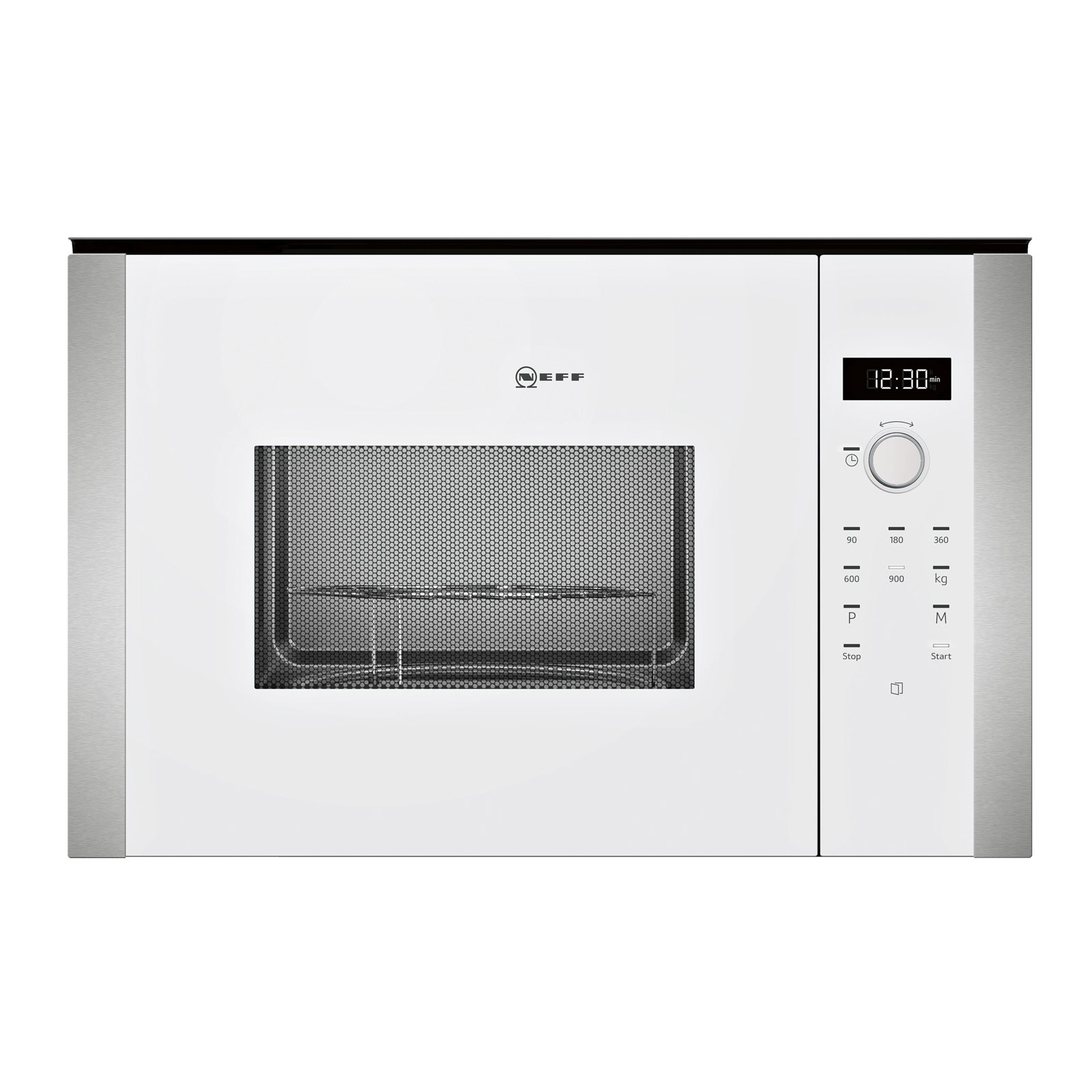 Image of Neff HLAWD53W0B N50 Built In Microwave Oven in White 900W 25L