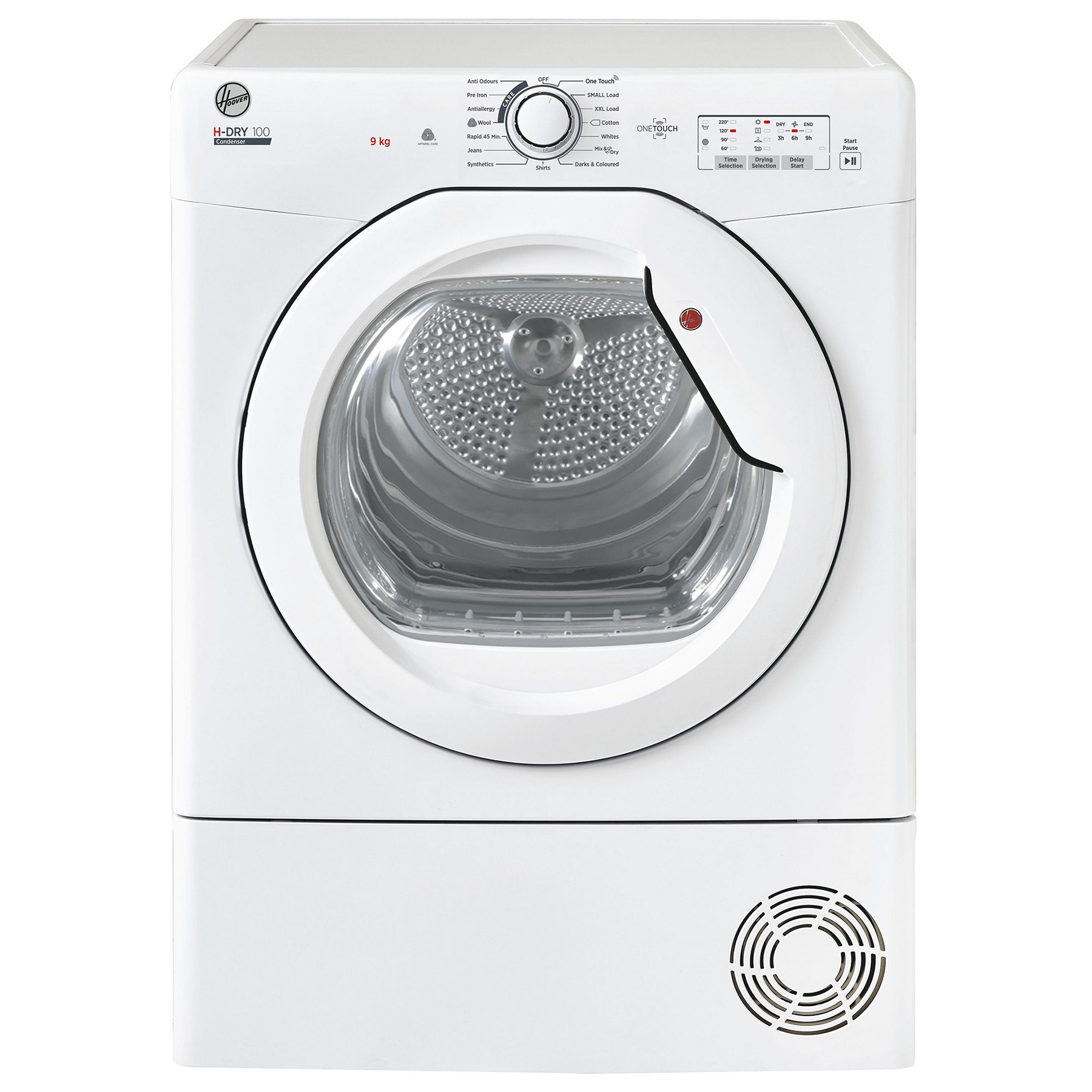 Image of Hoover HLEC9LG 9kg Condenser Dryer in White B Rated Sensor NFC