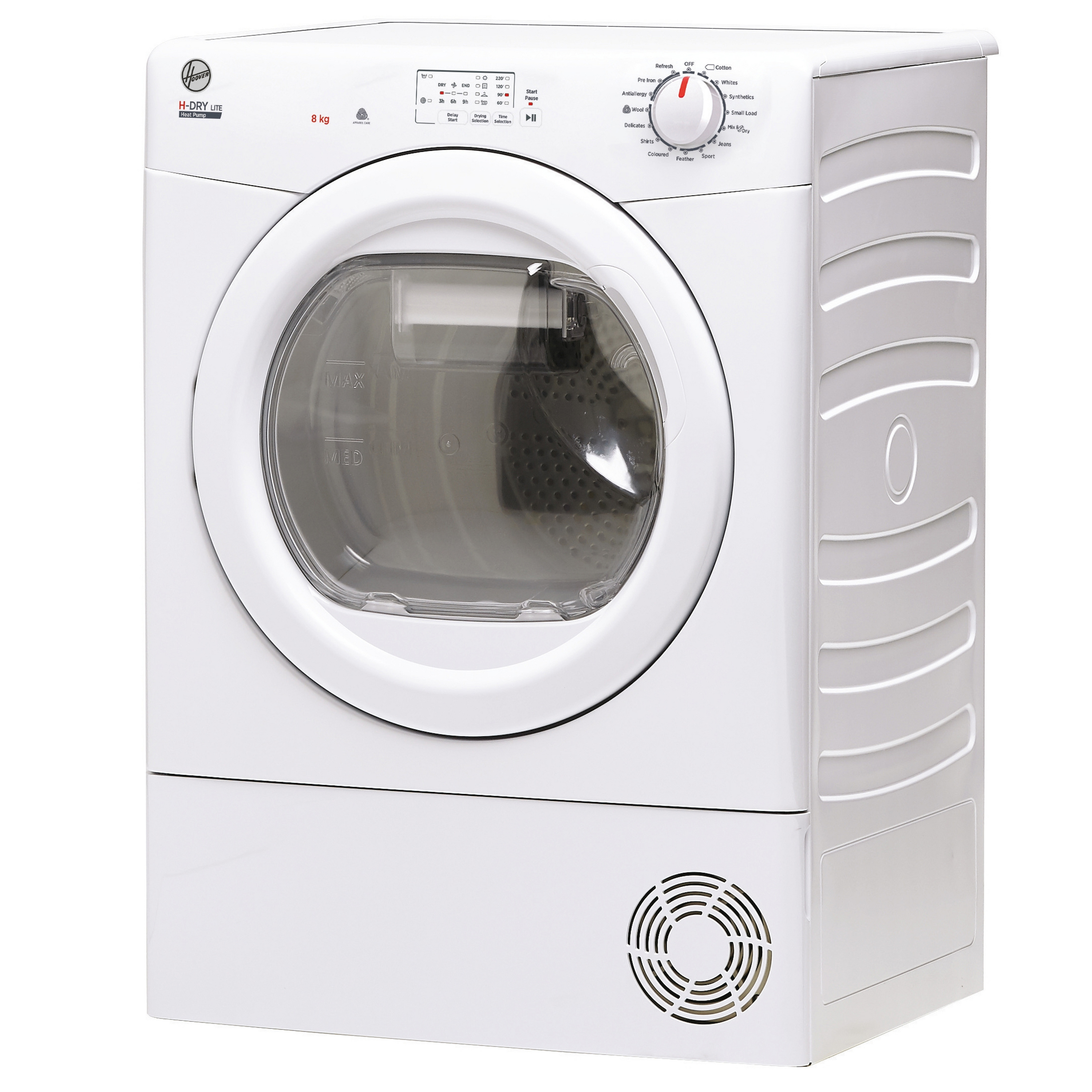 Hoover H-DRY 300 HLE H8A1LE-80 tumble dryer Freestanding Front-load 8 kg White