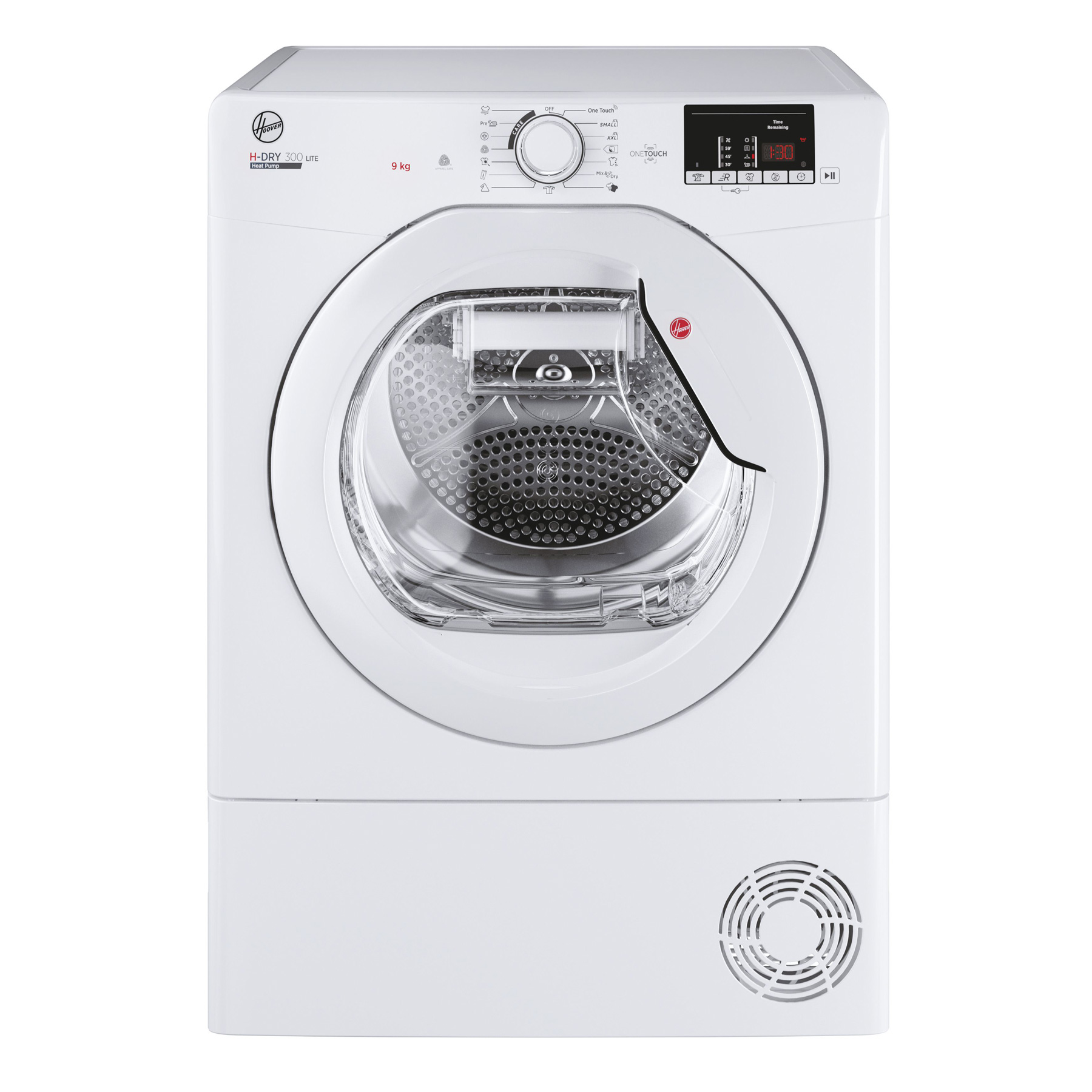 Image of Hoover HLEH9A2DE 9kg Heat Pump Condenser Dryer in White A Rated Wi Fi