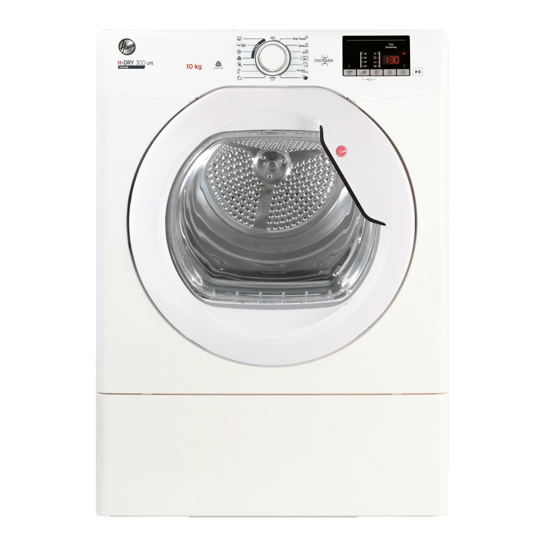 Image of Hoover HLEV10DG 10Kg Vented Dryer in White C Rated Sensor NFC