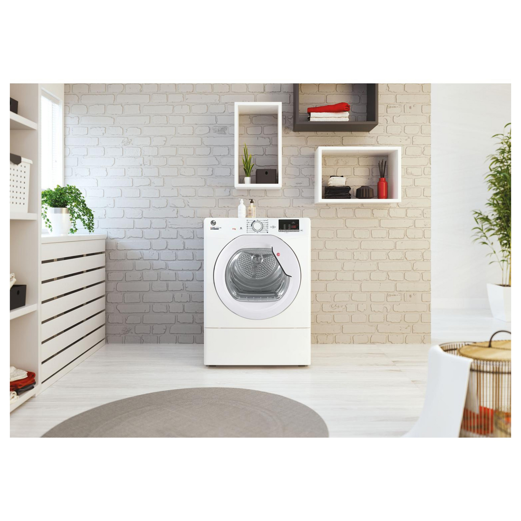 Hoover HLEV9DG H Dry 300 Lite 9kg Vented Dryer in White C Rated with S, photo 5