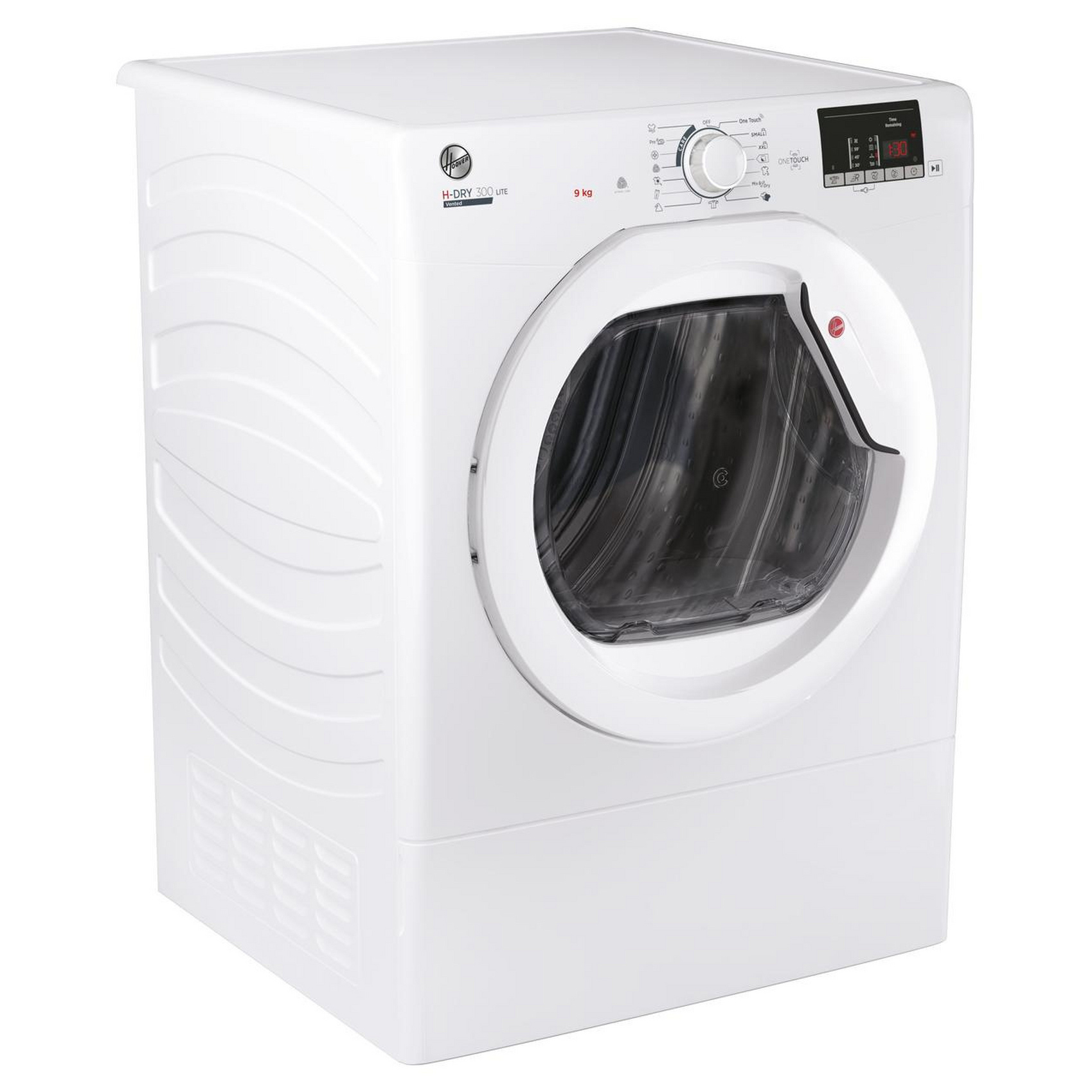Hoover HLEV9DG H Dry 300 Lite 9kg Vented Dryer in White C Rated with S