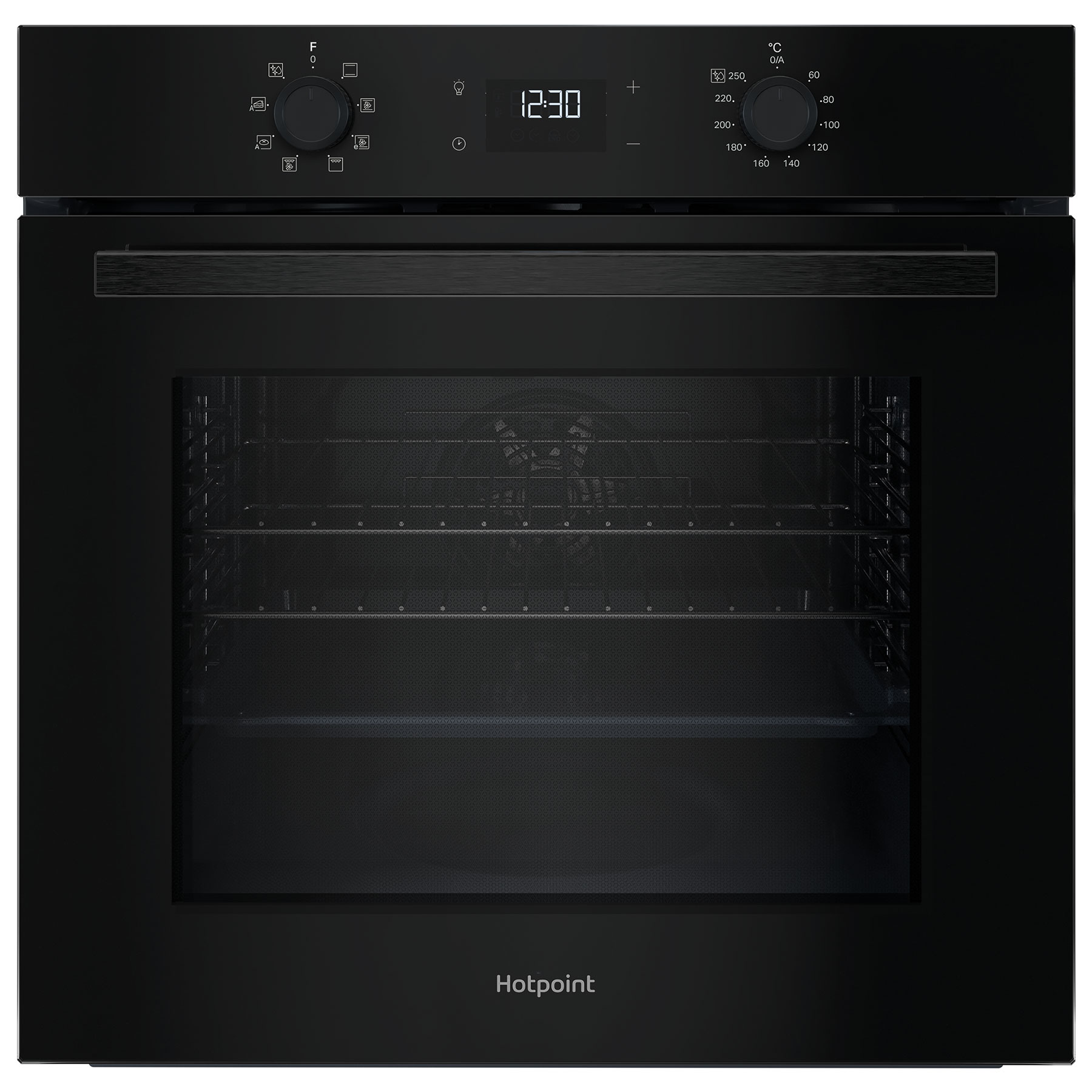 Hotpoint HO455HB Built In Electric Single Oven in Black 71L