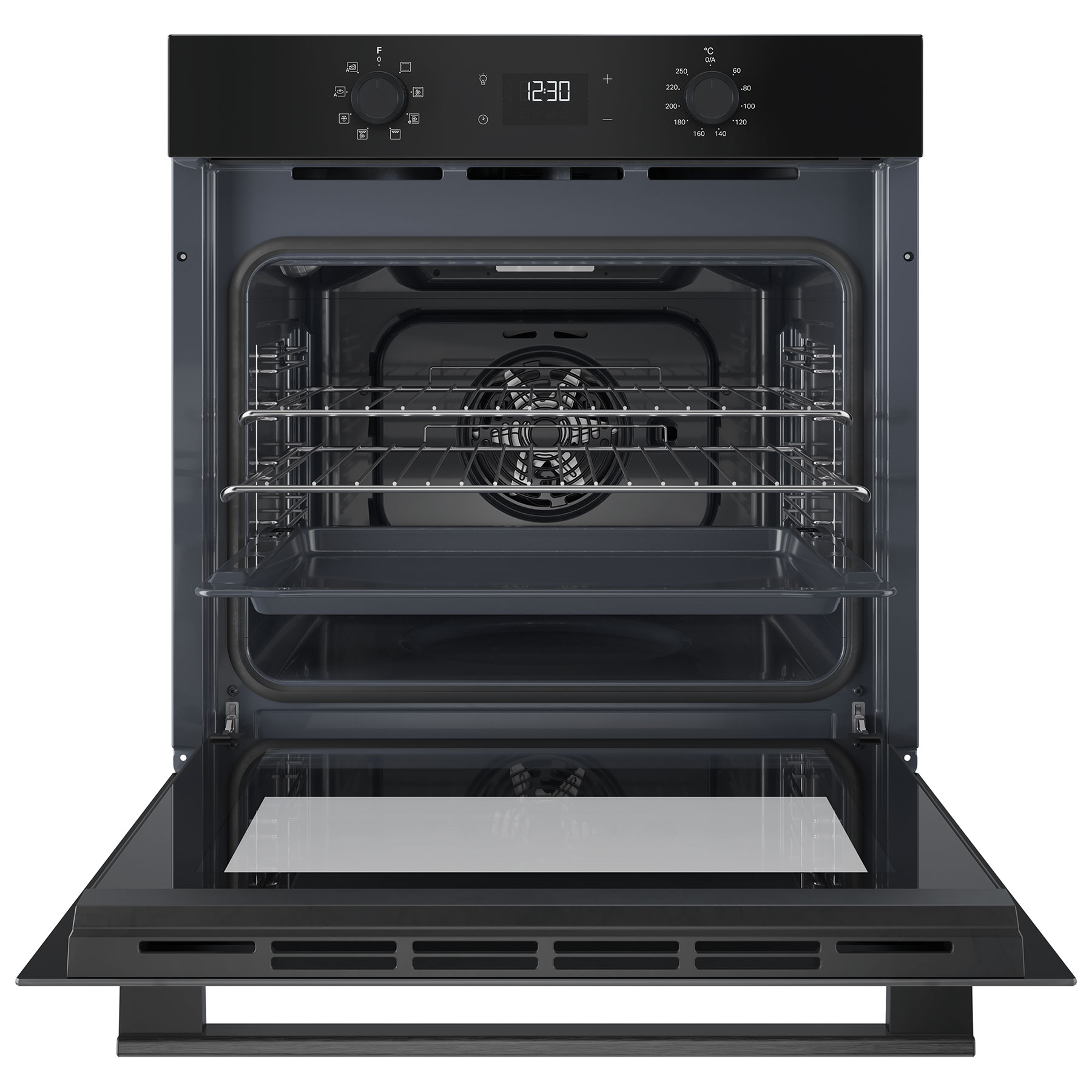 Hotpoint HO455HB Built In Electric Single Oven in Black 71L, photo 2