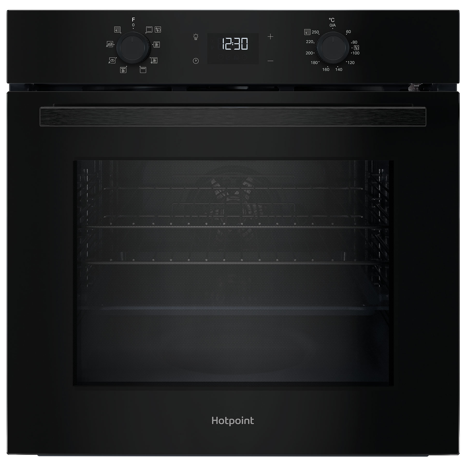 Hotpoint HO475PBUK Built In Electric Single Oven in Black 71L