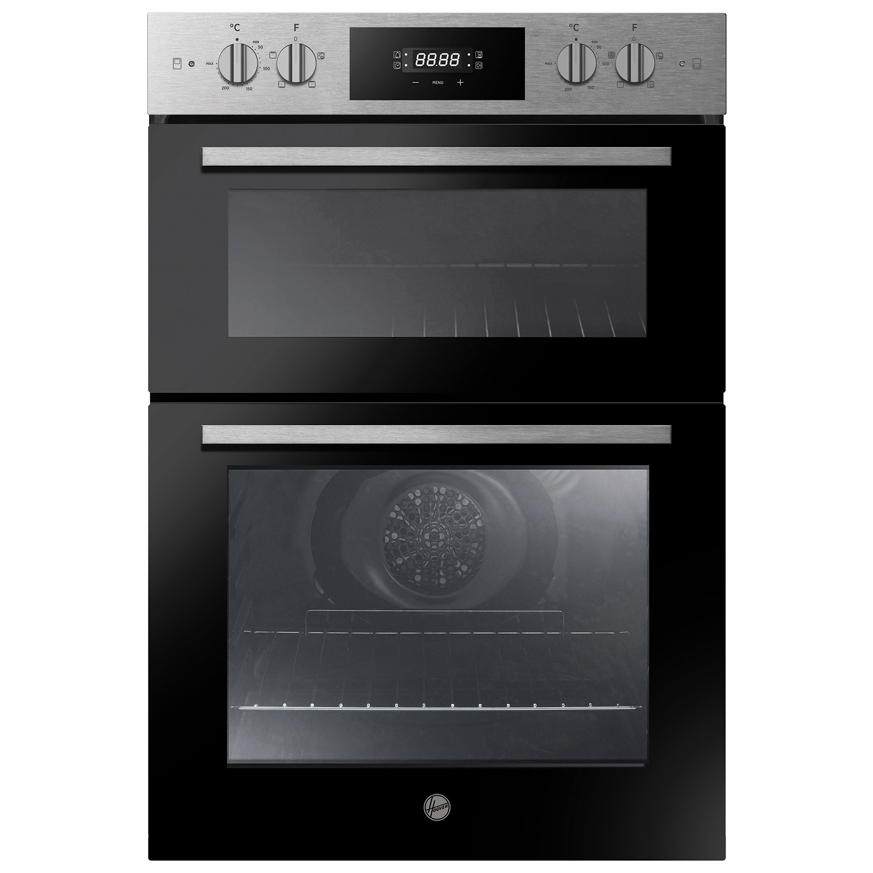 Hoover HO9DC3B308IN Built In Electric Double Oven in St Steel 40L 65L