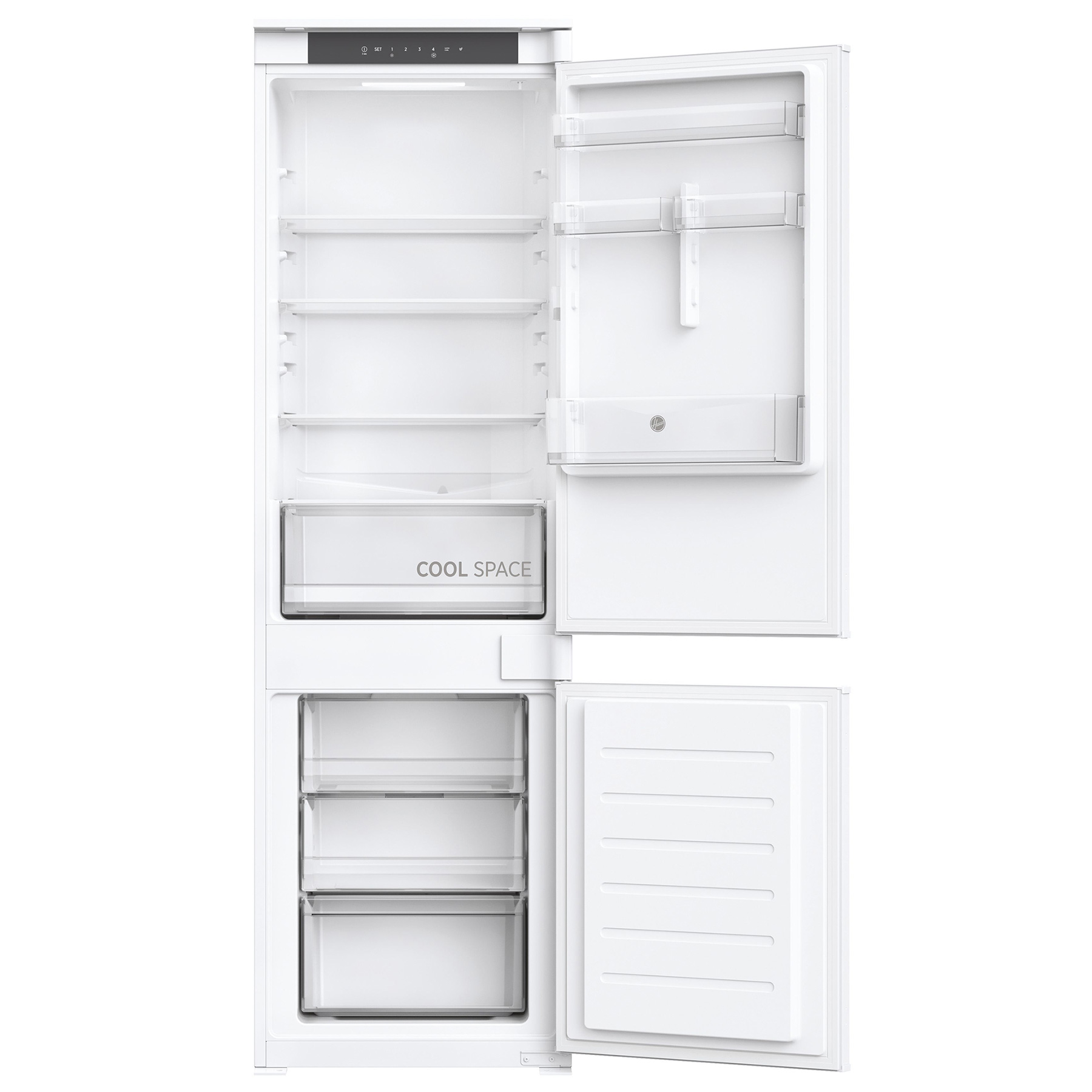 Hoover HOBL3518FK Integrated 70 30 Fridge Freezer 177cm High