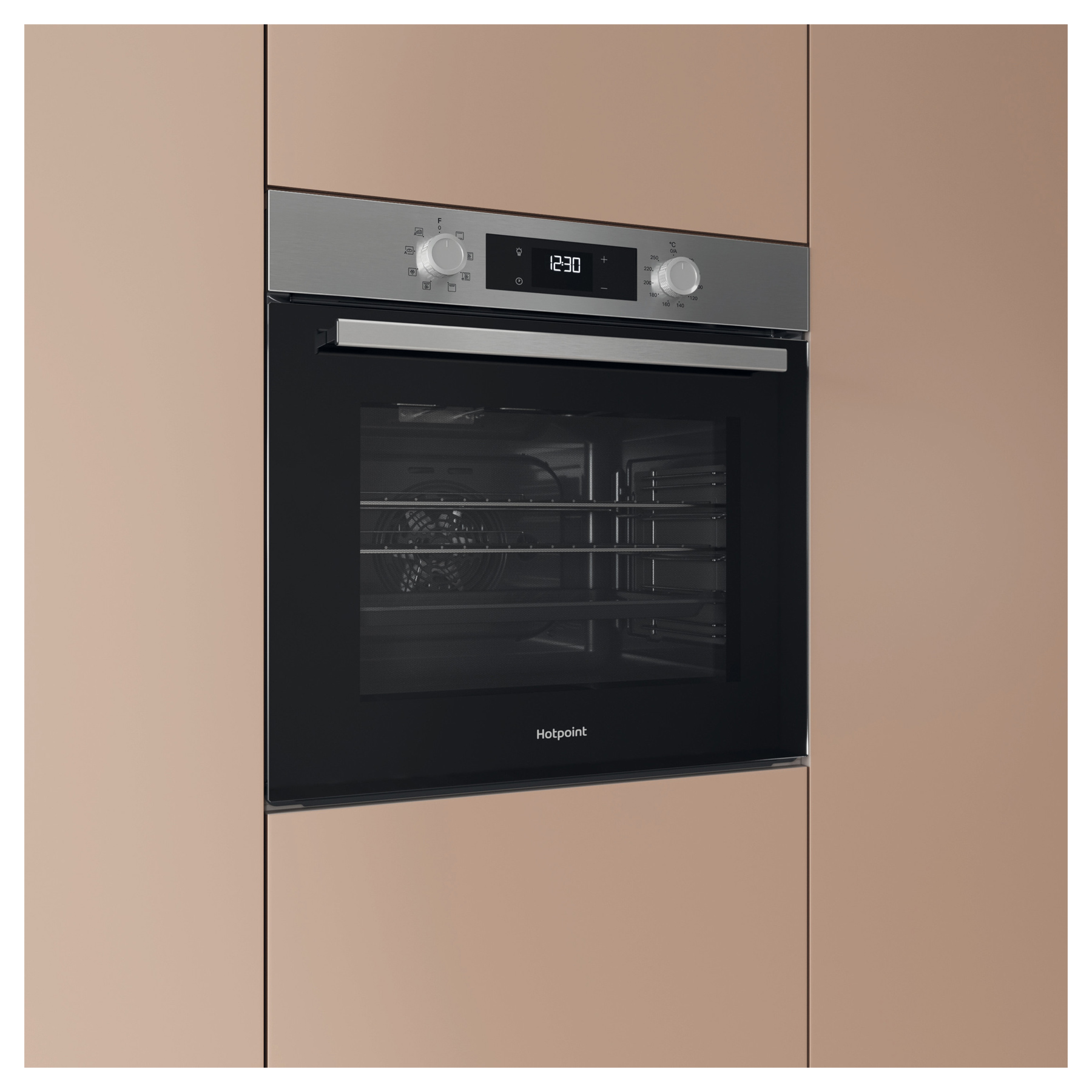Hotpoint HOEU25CZXUK Built In Electric Single Oven in Stainless Steel, photo 2