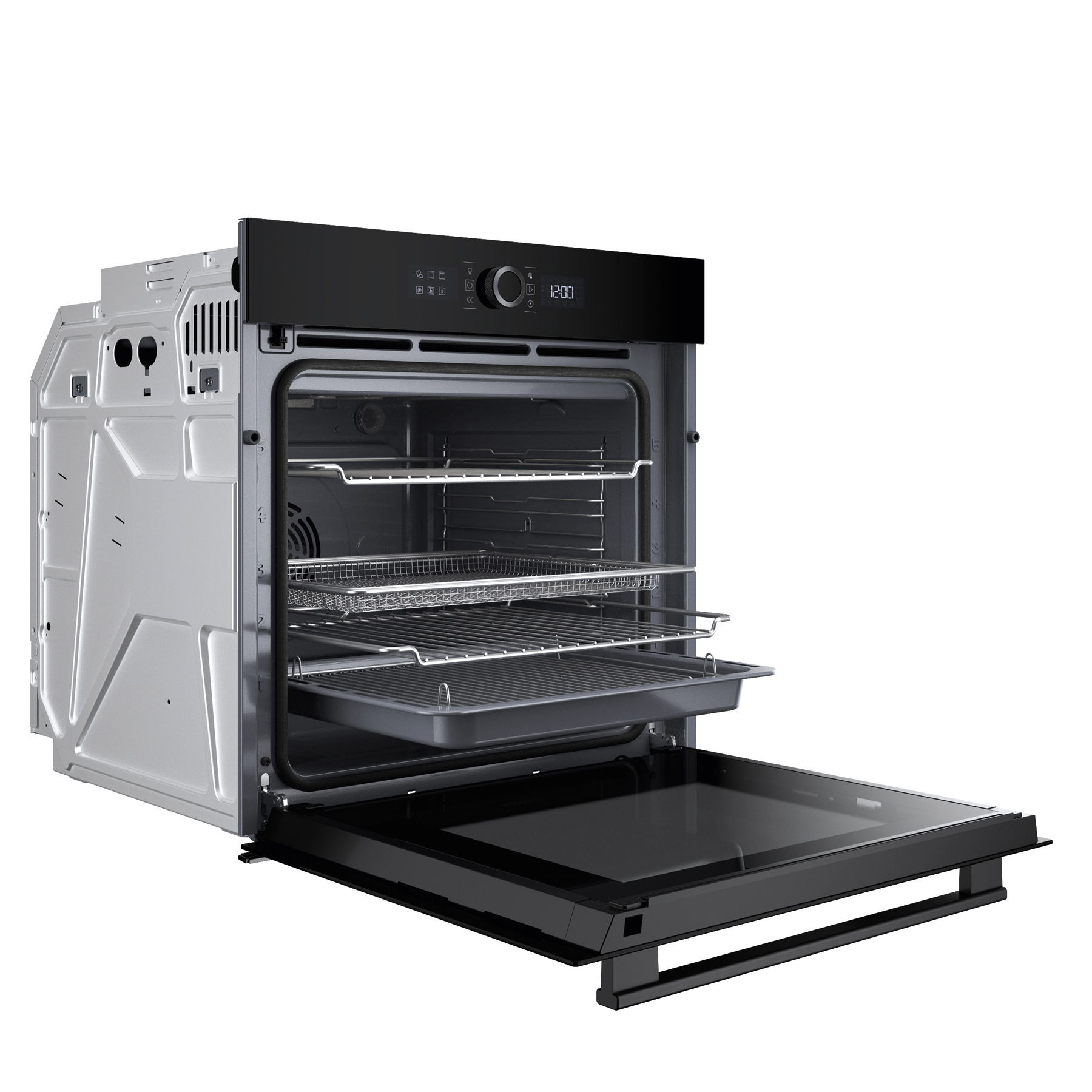 Hotpoint HOI4S8PM0BUK Built In Electric Single Oven in Black 73L, photo 3