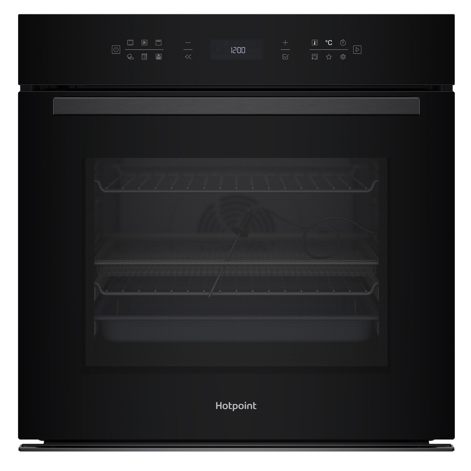 Hotpoint HOI68PPT2SB Built In Electric Pyrolytic Oven in Black 73L A R