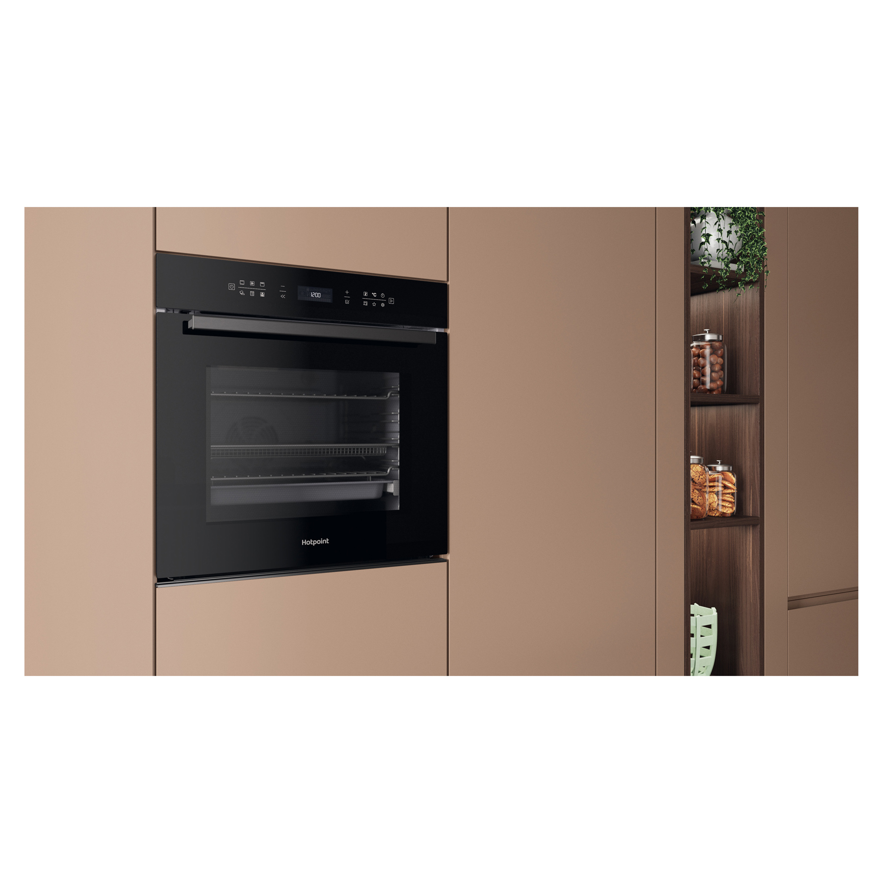 Hotpoint HOI68PT1SBUK Built In Electric Pyrolytic Oven in Black 73L A, photo 5