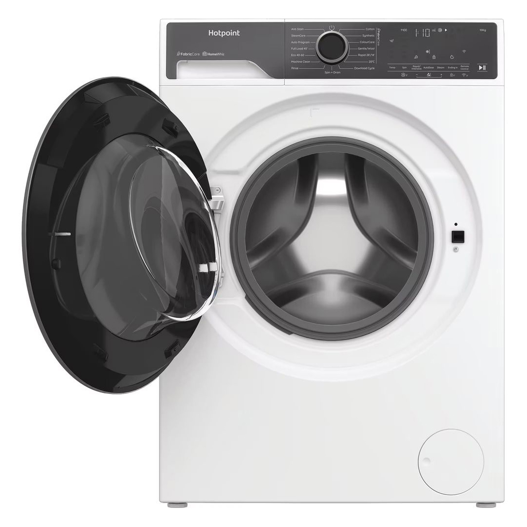 Hotpoint HP105ACAREUK 10kg 1400 Spin Washing Machine in White A Rated, photo 3