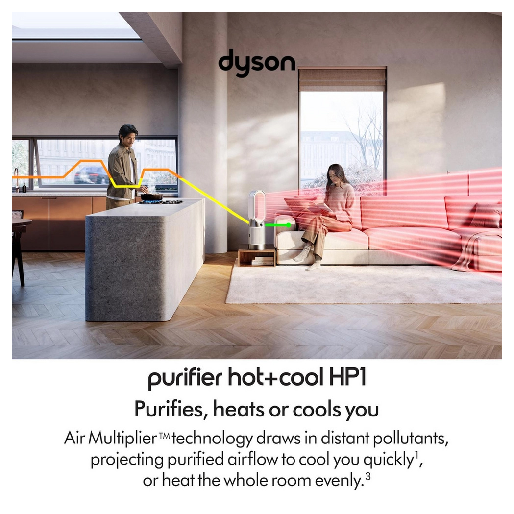 Dyson HP11 Purifier Hot Cooling Purifying Fan Heater in White Silver, photo 2