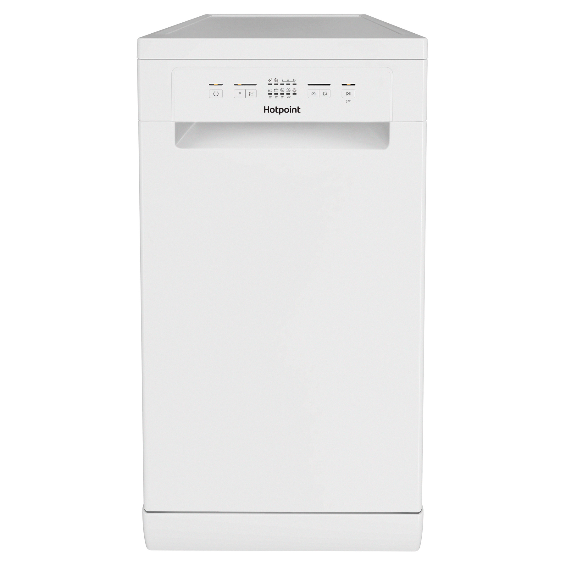 Hotpoint HP2FD10CS90W 45cm Slimline Dishwasher in White 10 Place Setti