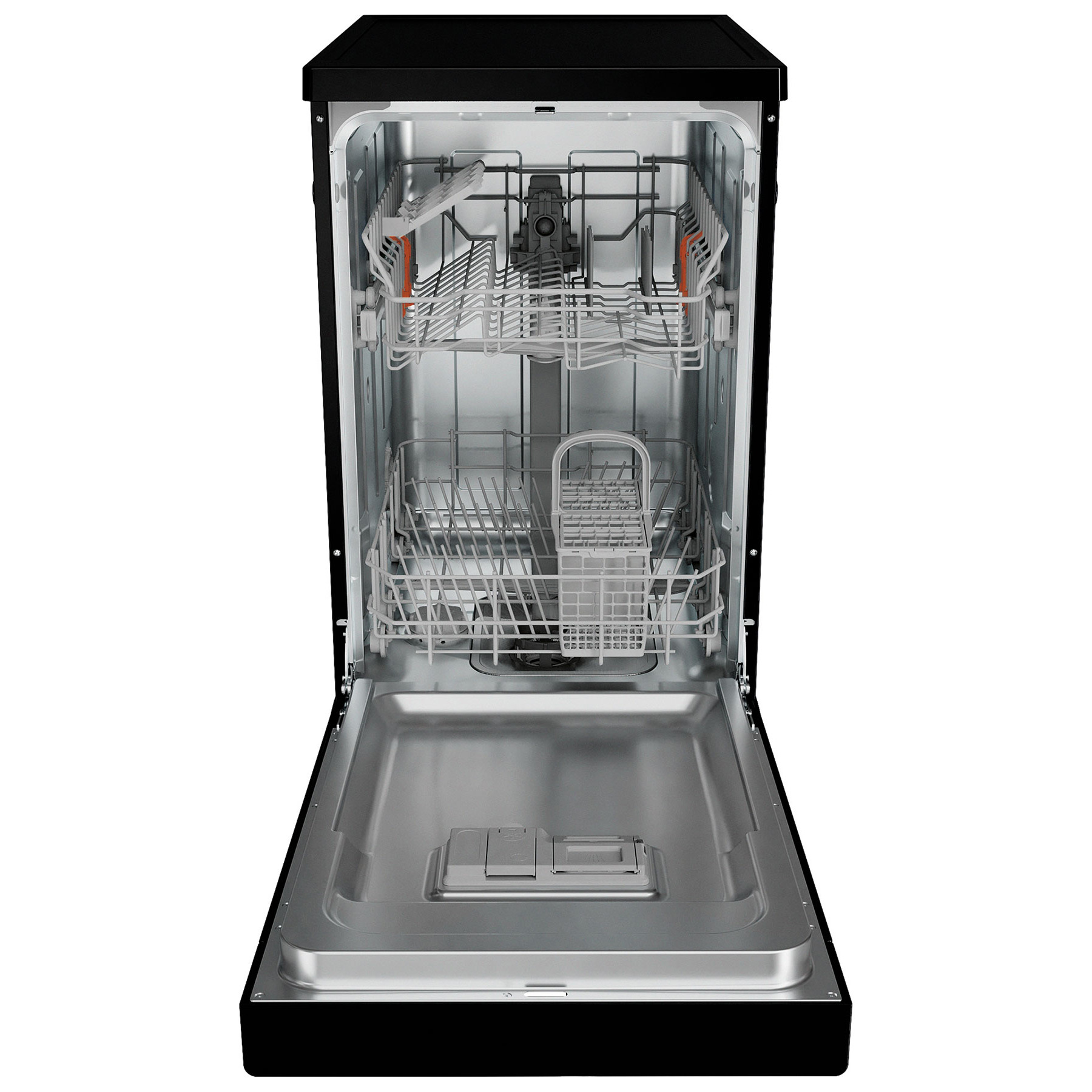 Hotpoint HP2FE10CS90B 45cm Slimline Dishwasher in Black 10 Place Setti, photo 2