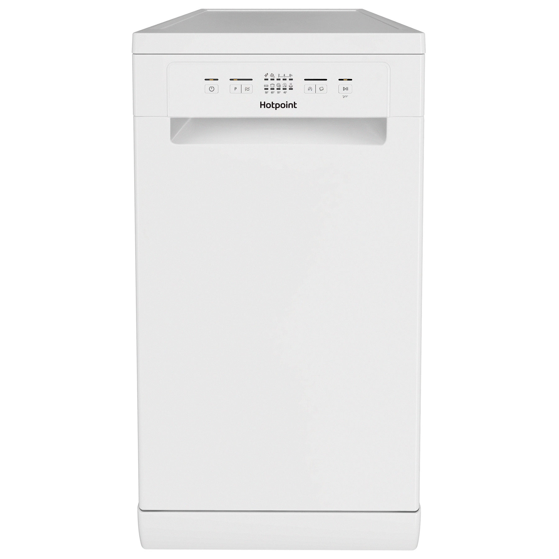 Hotpoint HP2FE10CS90W 45cm Slimline Dishwasher in White 10 Place Setti