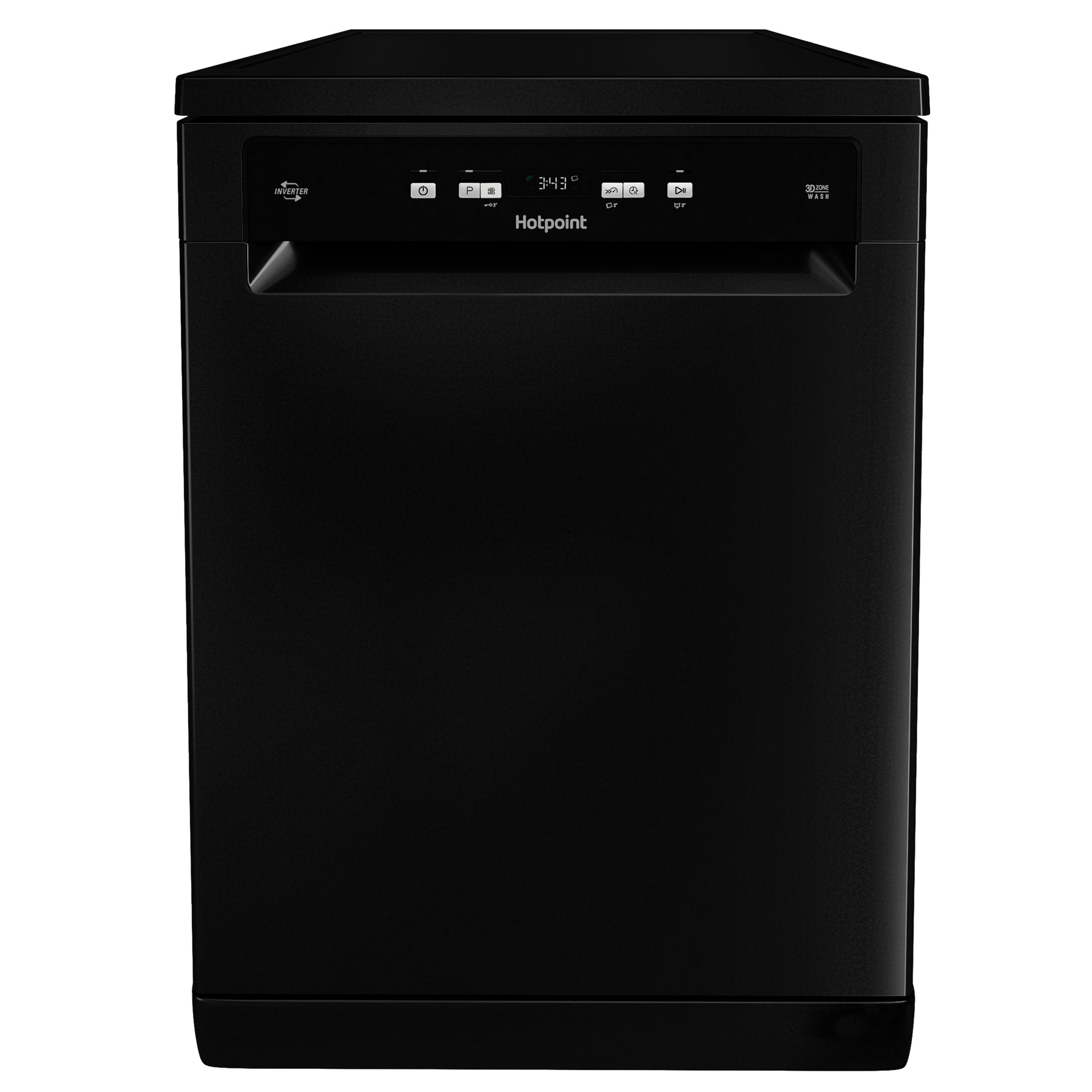 Hotpoint HP2FFC14BN6B 60cm Dishwasher in Black 14 Place Setting C Rate