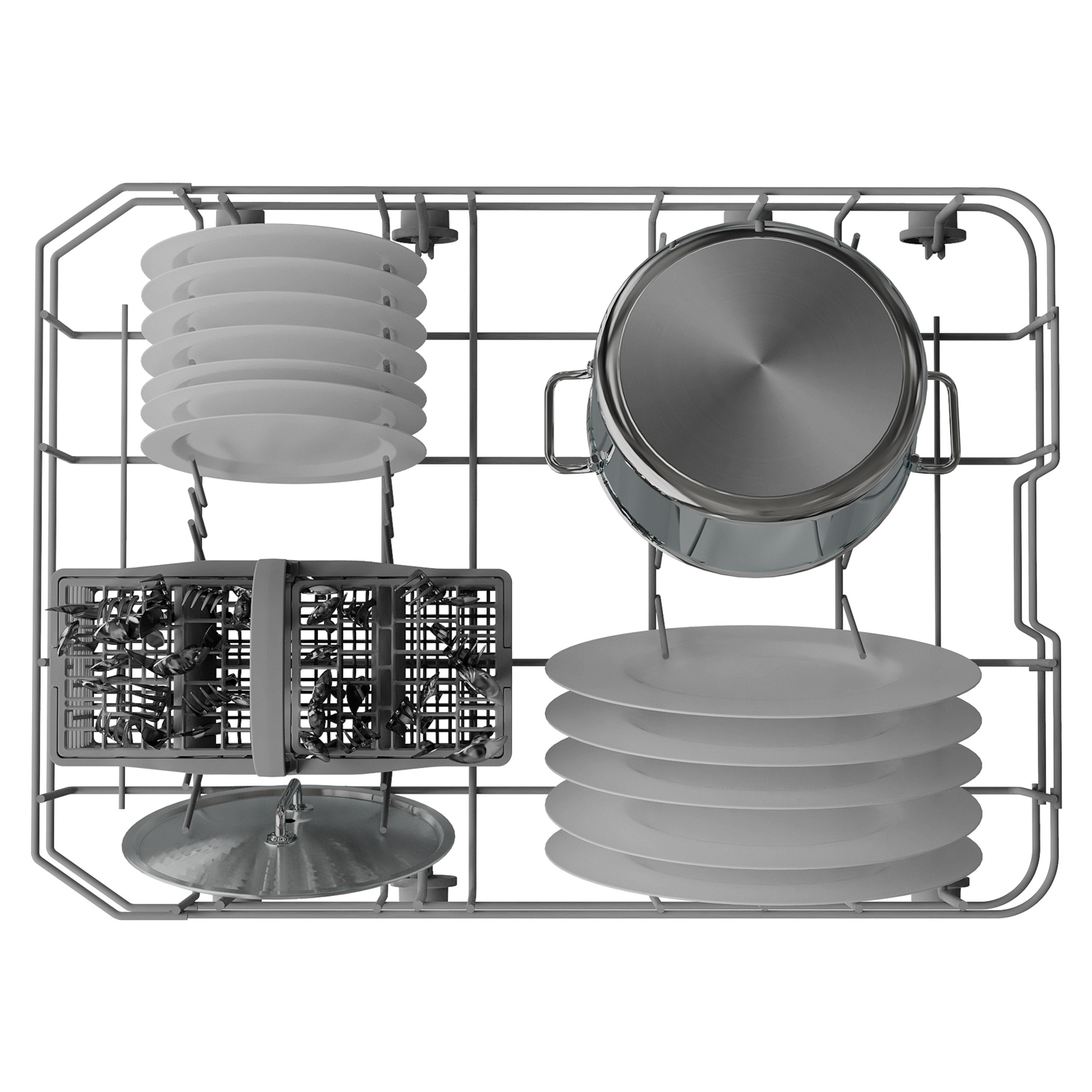 Hotpoint HP2ID10CS80 45cm Fully Integrated Dishwasher 10 Place D Rated, photo 5